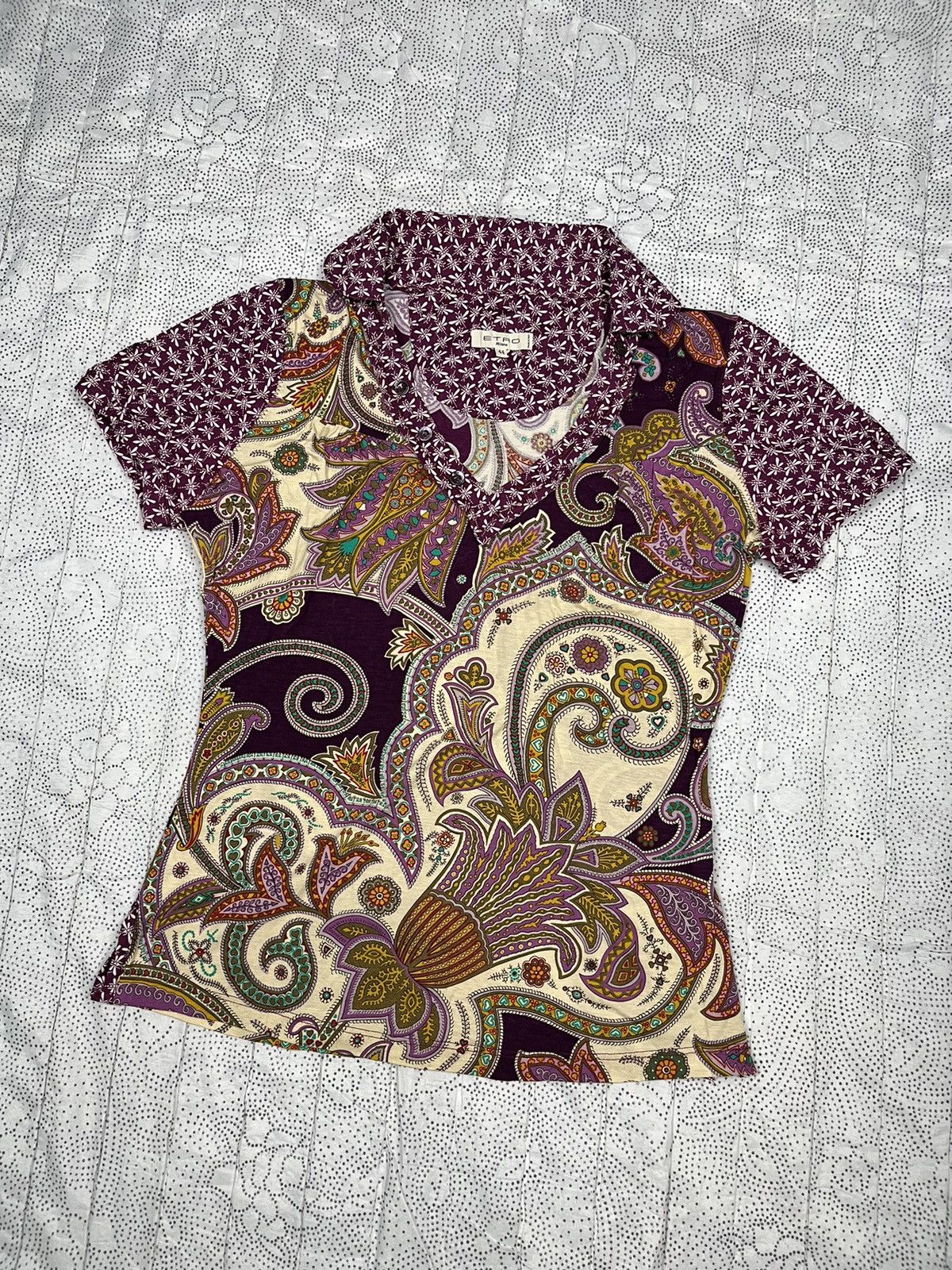 Etro Etro Flower Print Blouses Size S / US 4 / IT 40 - 2 Thumbnail