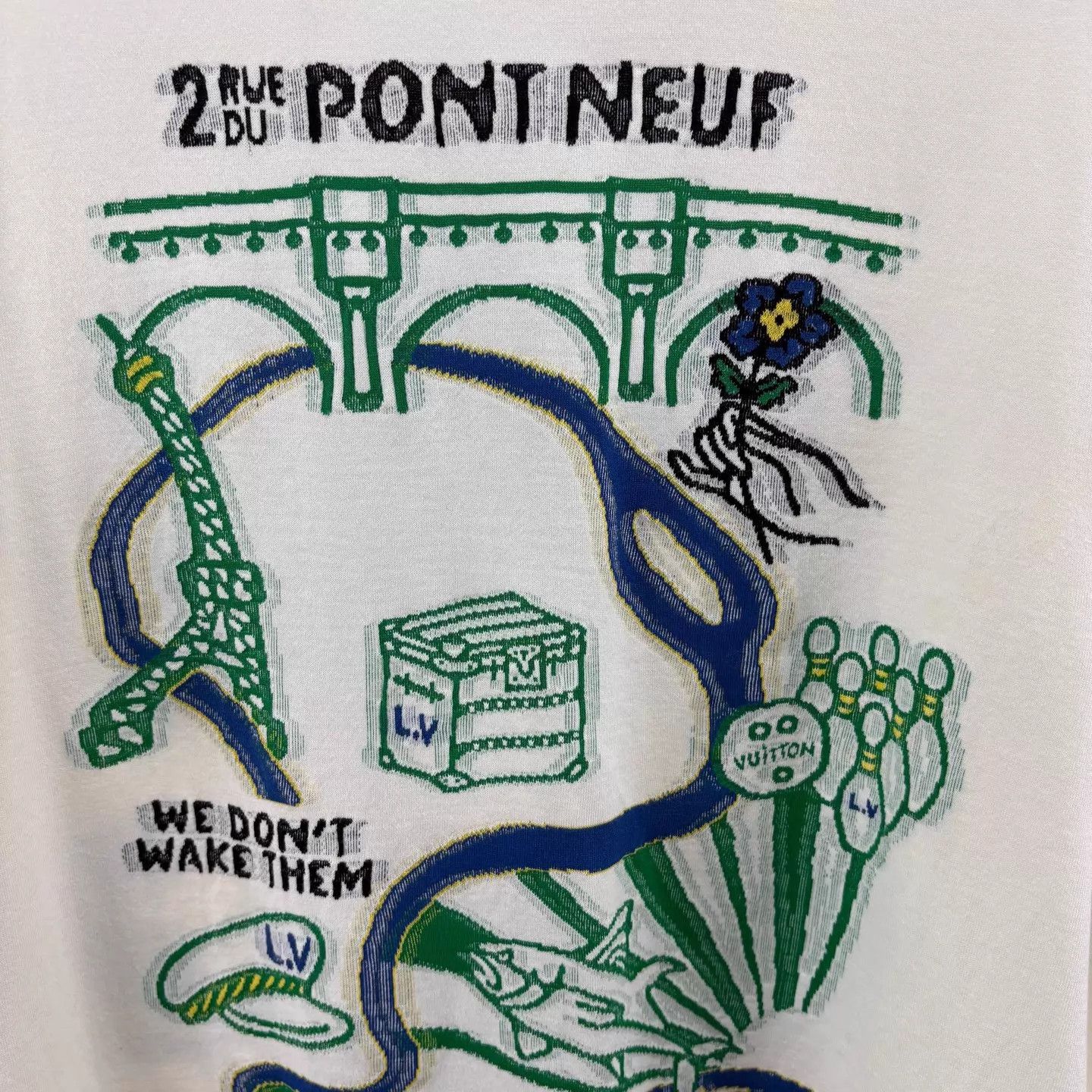 Louis Vuitton Louis Vuitton Pont Neuf SS Tee L/XXL IT 100% Cotton Size US L / EU 52-54 / 3 - 5 Thumbnail