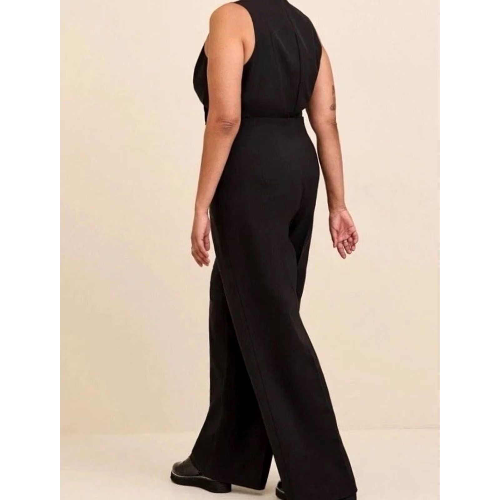 Torrid Torrid Pants Dress Pants Wide-Leg Pull On 3X Women Black 3X Plus Size High-Rise Studio Refined Wide Leg 22 24 NWT Size 40" / US 18 - 2 Thumbnail