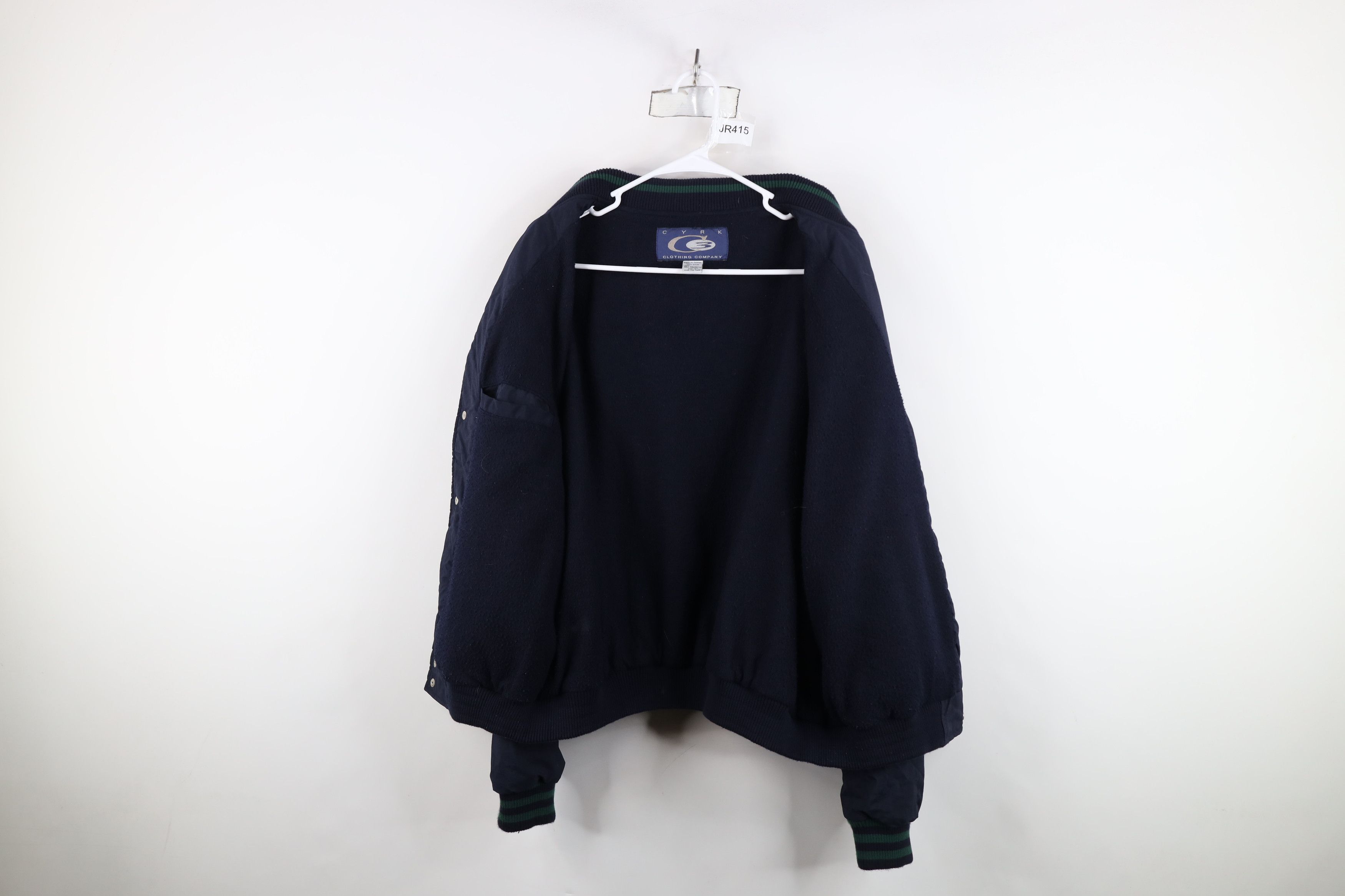 Vintage Vintage 90s Streetwear Fleece Lined Varsity Bomber Jacket Size US L / EU 52-54 / 3 - 9 Thumbnail