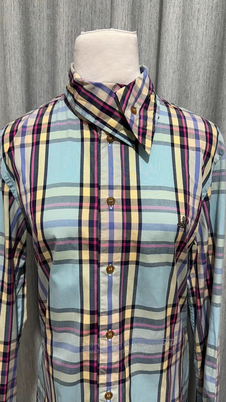 Vivienne Westwood Vivienne Westwood Rare Collar Shirt Size M / US 6-8 / IT 42-44 - 3 Thumbnail