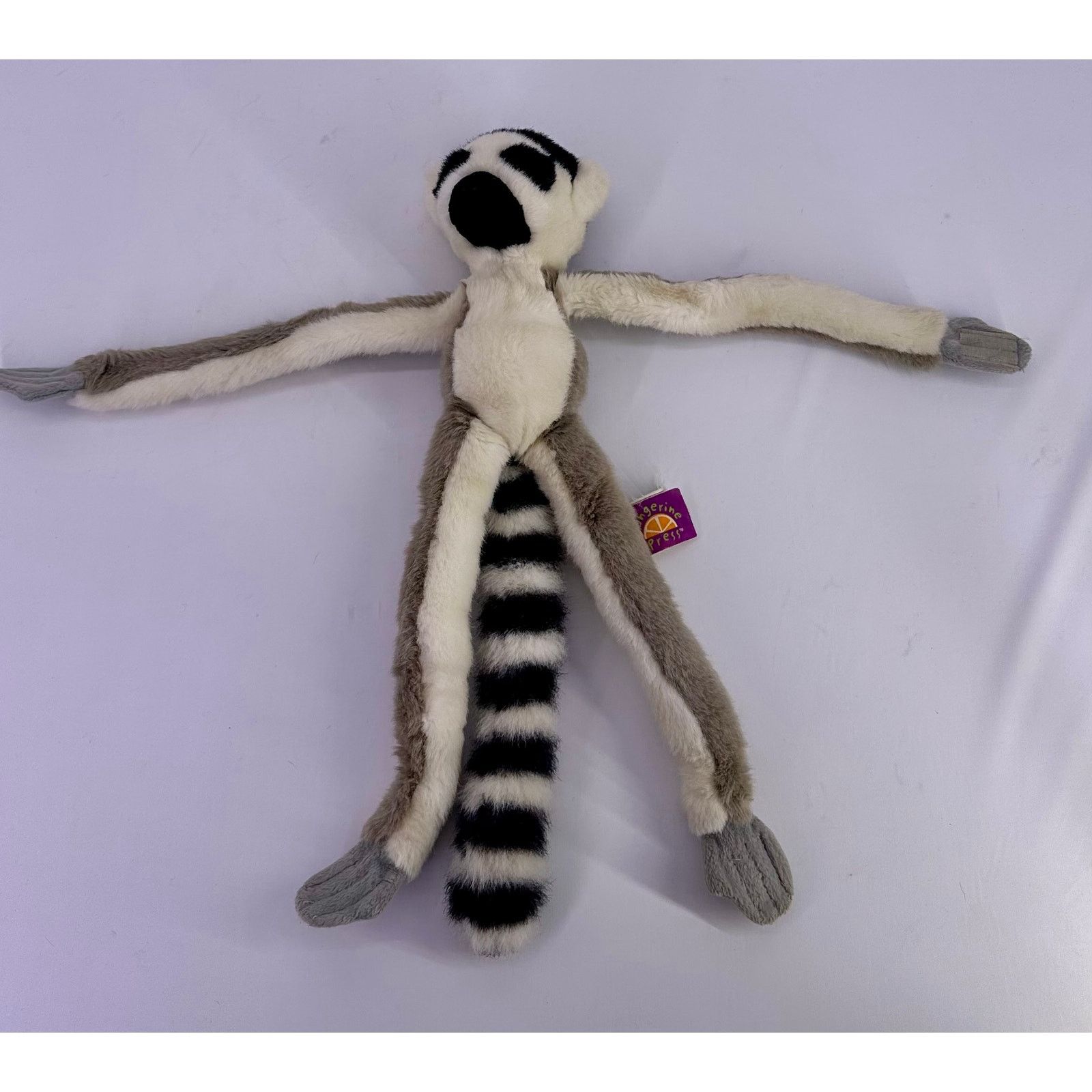 & Other Stories Ring Tailed Lemur Stuffed Animal Plush Tangerine Press Size ONE SIZE - 8 Thumbnail