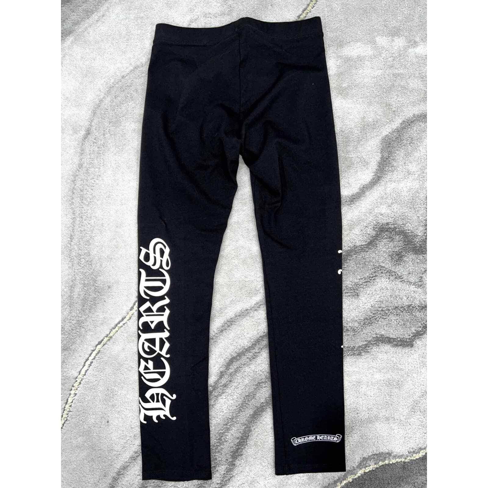 Chrome Hearts Chrome Hearts Script Horseshoe Tattoo Leggings Yoga Pants M Size 30" / US 8 / IT 44 - 9 Thumbnail