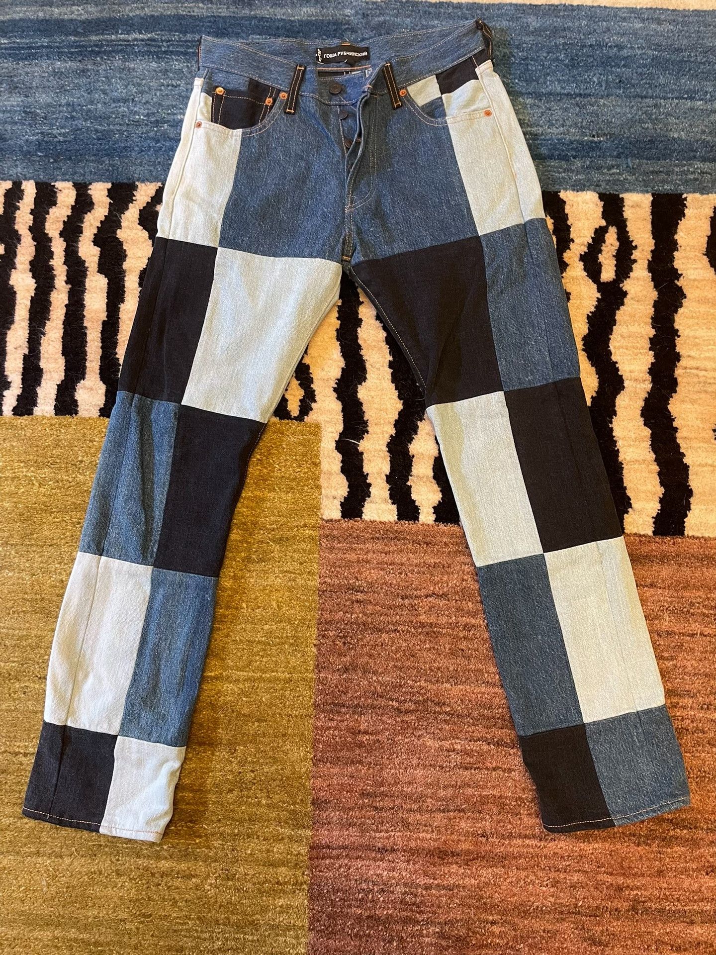 Gosha Rubchinskiy Levi's CDG Gosha Patchwork Jeans Size US 30 / EU 46 - 1 Thumbnail