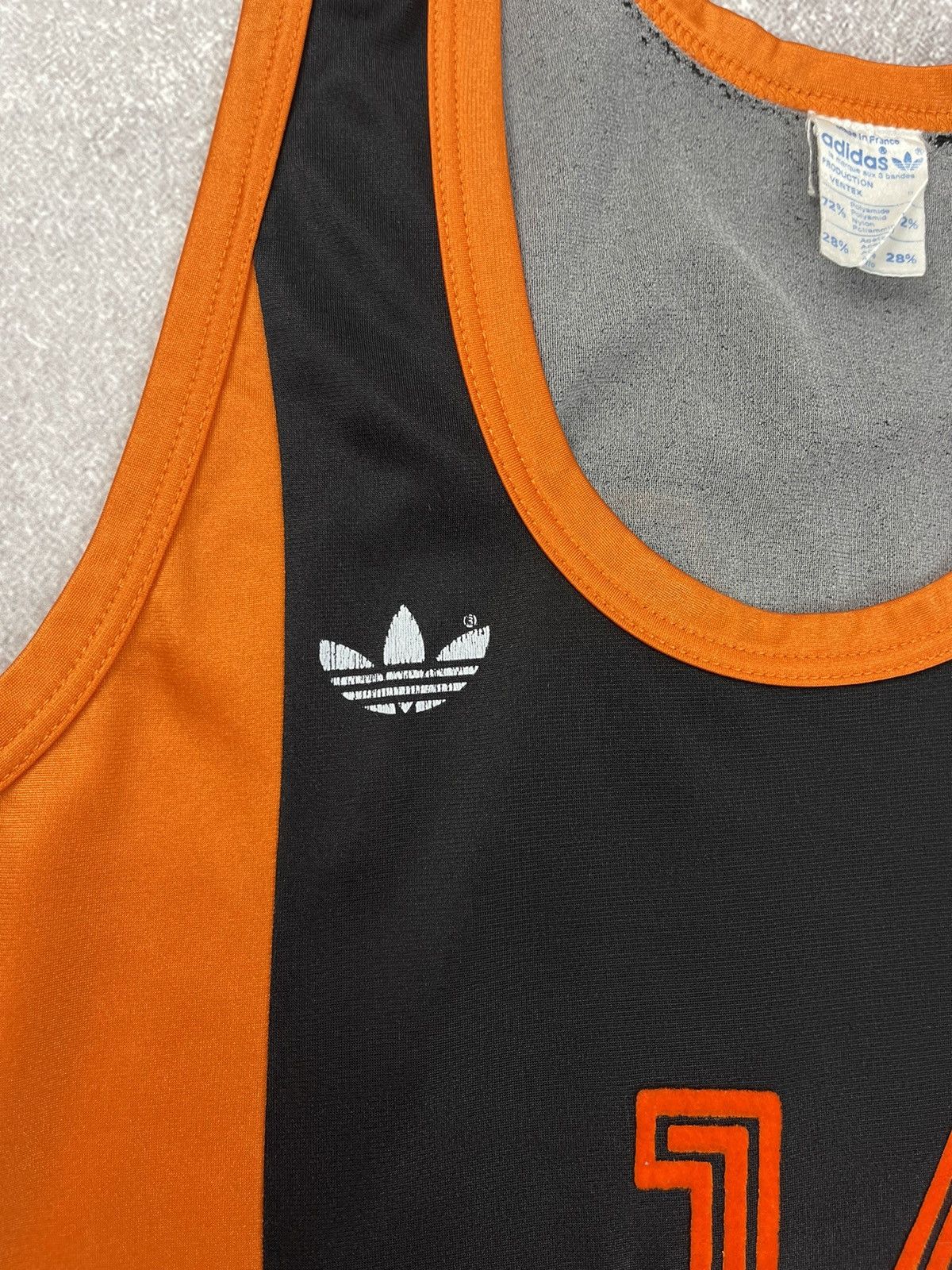 Adidas Vintage Adidas 70-80’s Tank Top Running Jersey #14 Size M-L Size US M / EU 48-50 / 2 - 5 Thumbnail