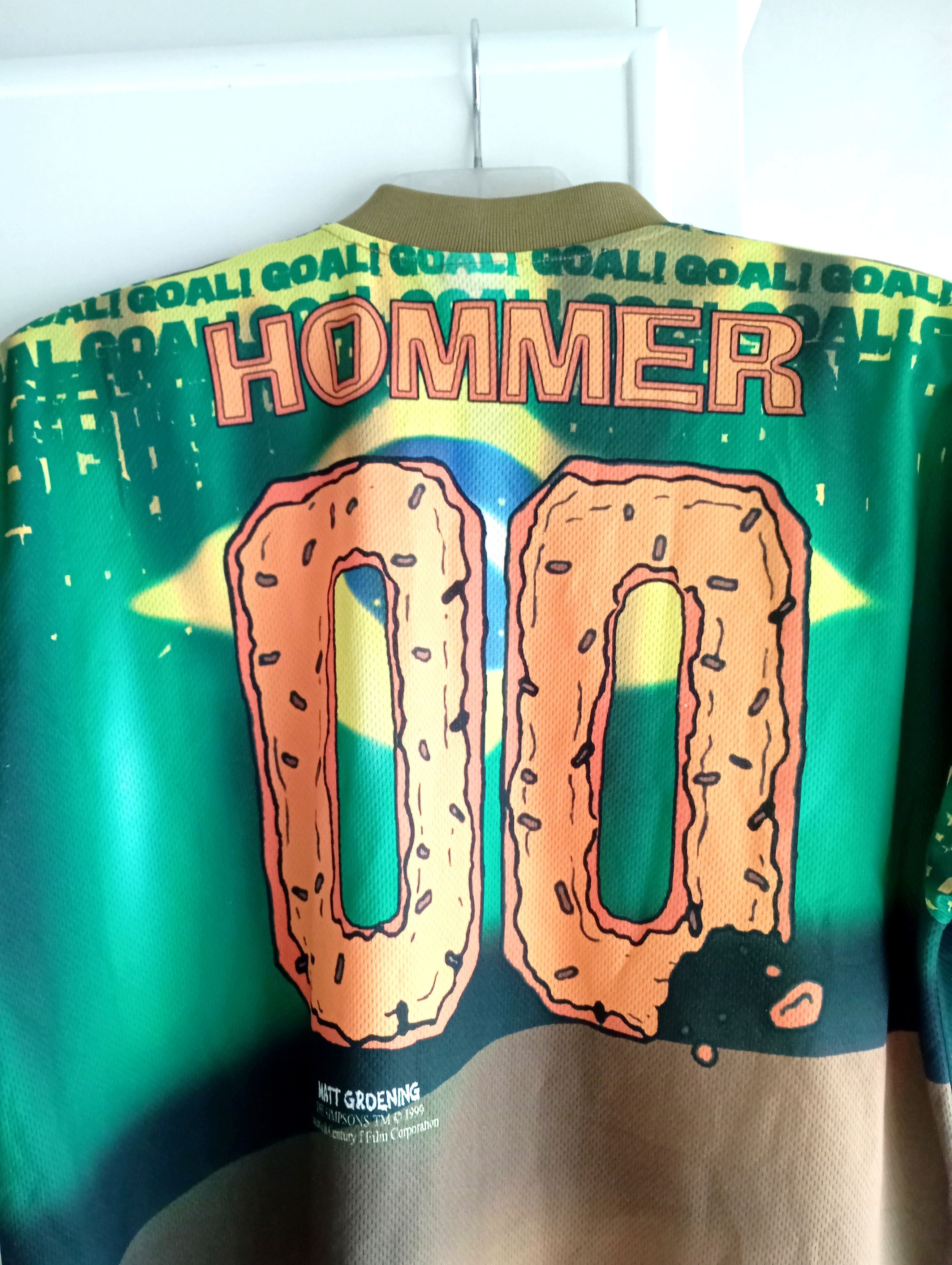 The Simpsons × Vintage THE SIMPSONS 1999 BRASIL HOMMER GOAL T-Shirt Size US L / EU 52-54 / 3 - 8 Thumbnail