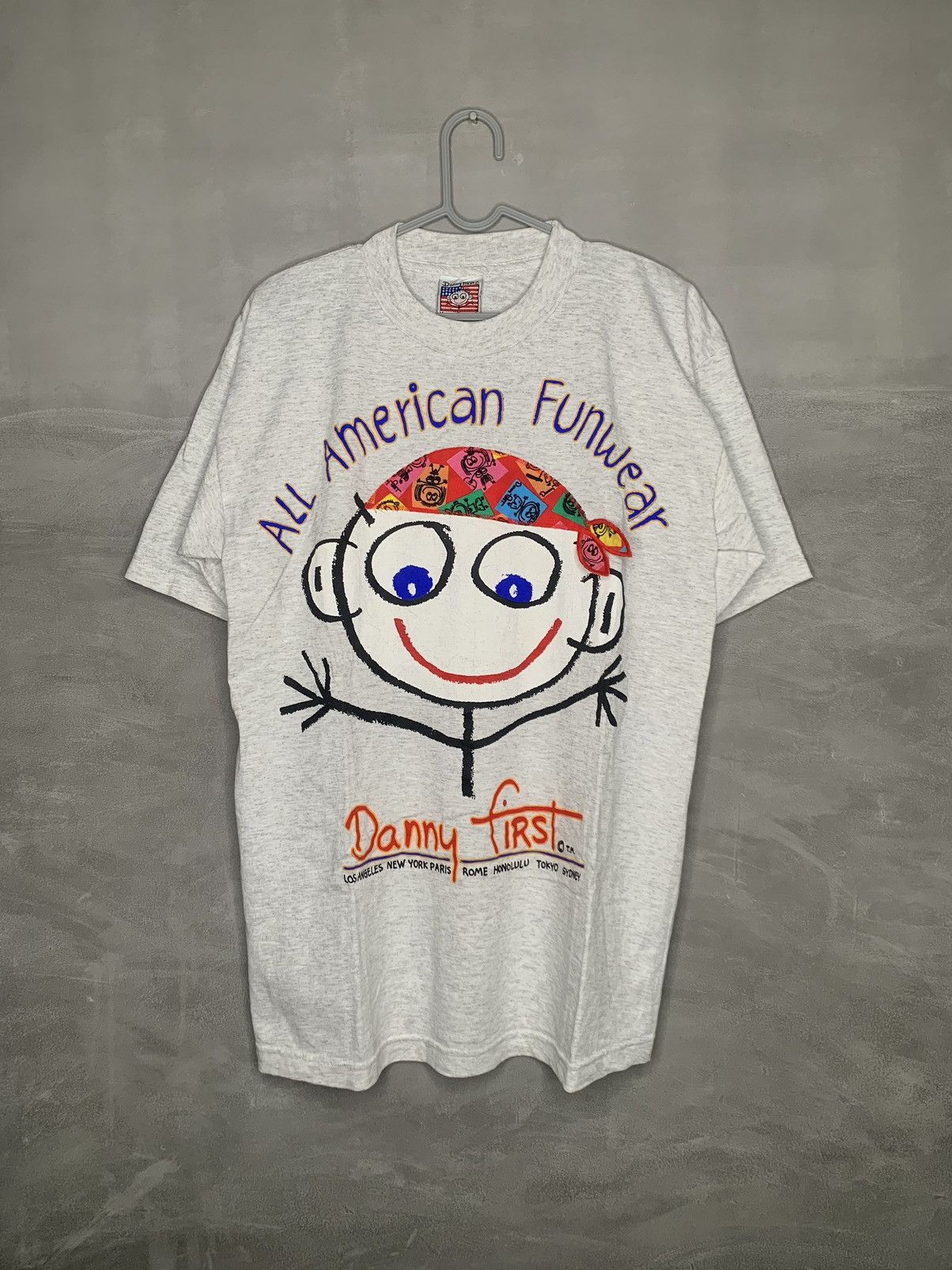 Vintage Vintage 1990s Danny First Tee Size US M / EU 48-50 / 2 - 1 Thumbnail