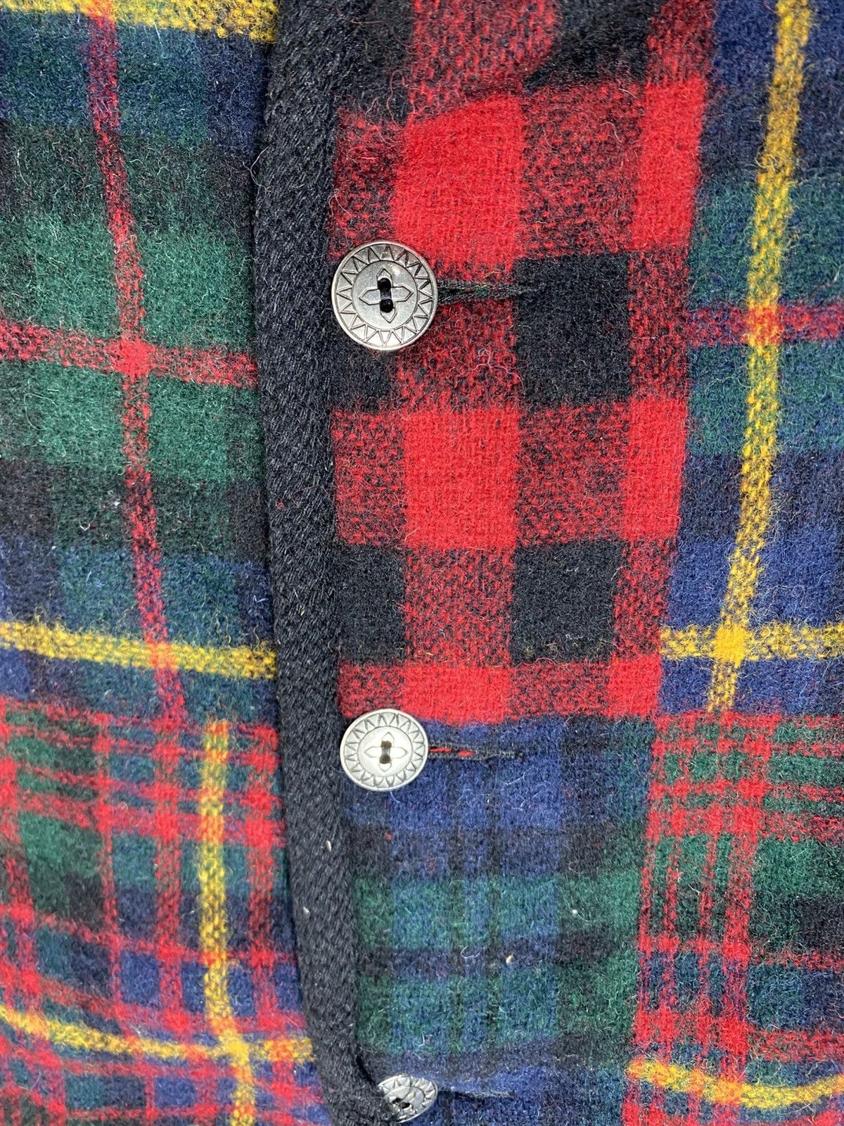 Woolrich Woolen Mills Vintage Woolrich Wool Checkered Vest Jacket Size US L / EU 52-54 / 3 - 6 Thumbnail