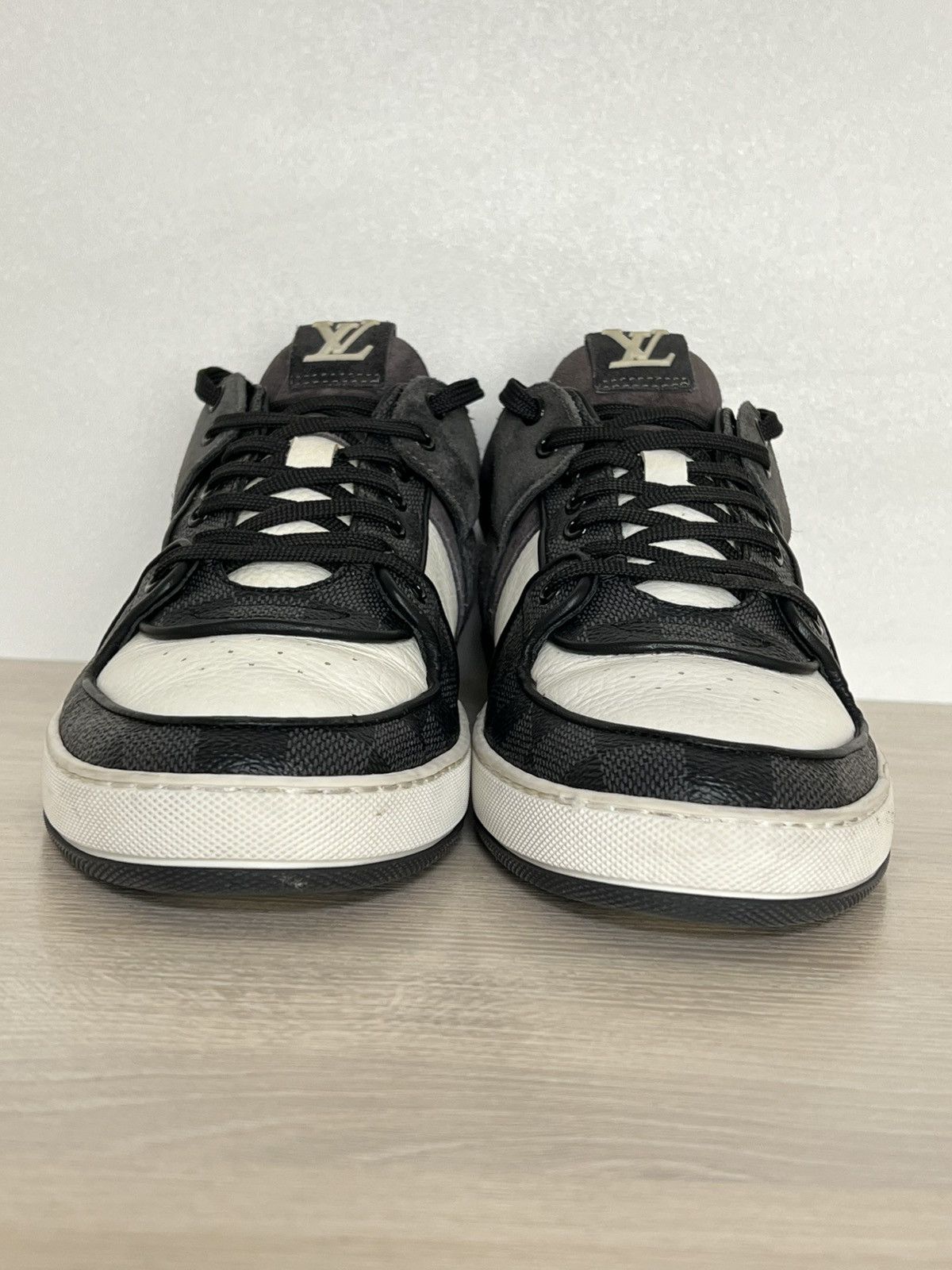 Louis Vuitton Louis Vuitton Archival Damier Leather Suede Sneakers Size US 9 / EU 42 - 5 Thumbnail