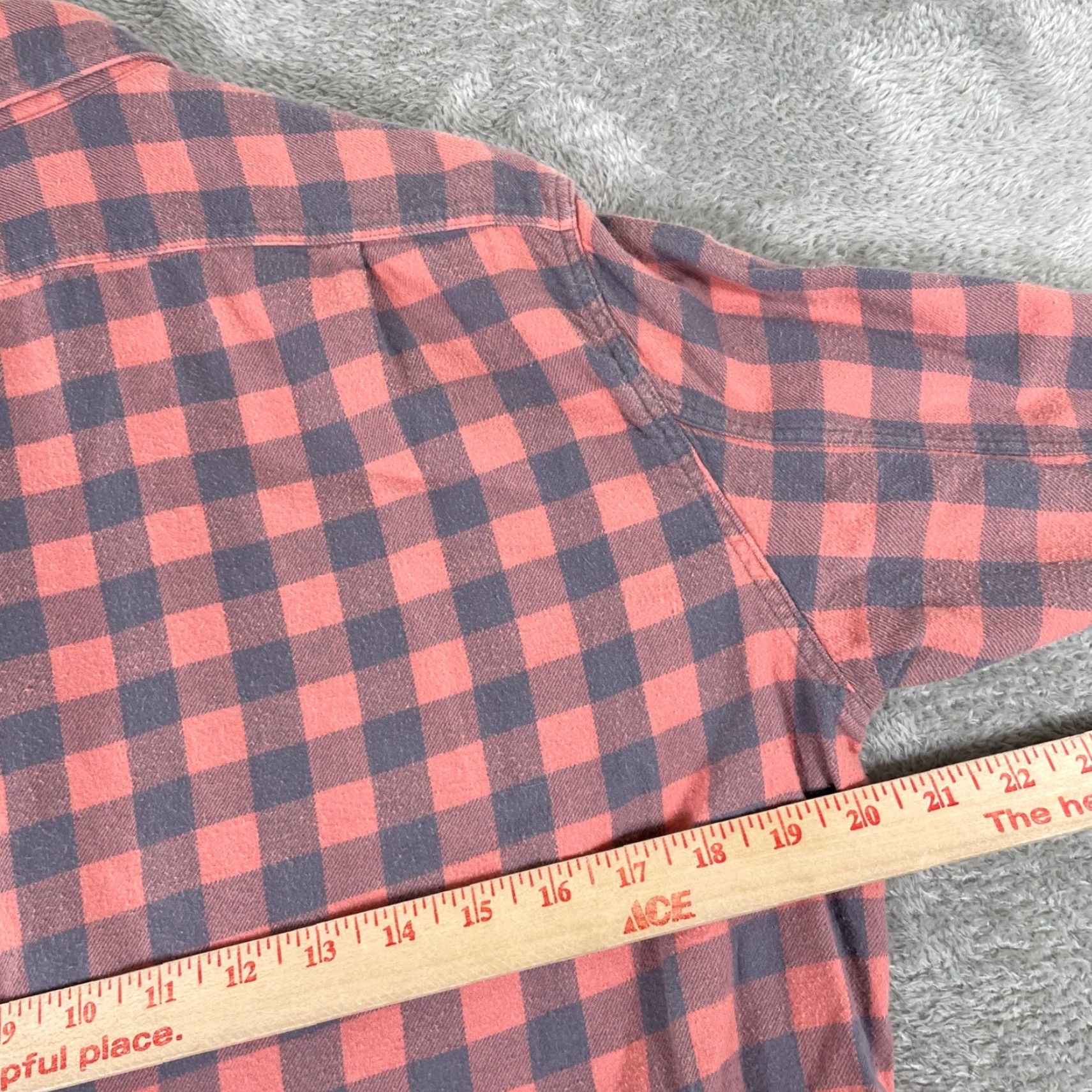 J.Crew J. Crew Plaid Flannel Button-Down Shirt Mens M Red Cotton Tailored Fit Size US M / EU 48-50 / 2 - 6 Thumbnail
