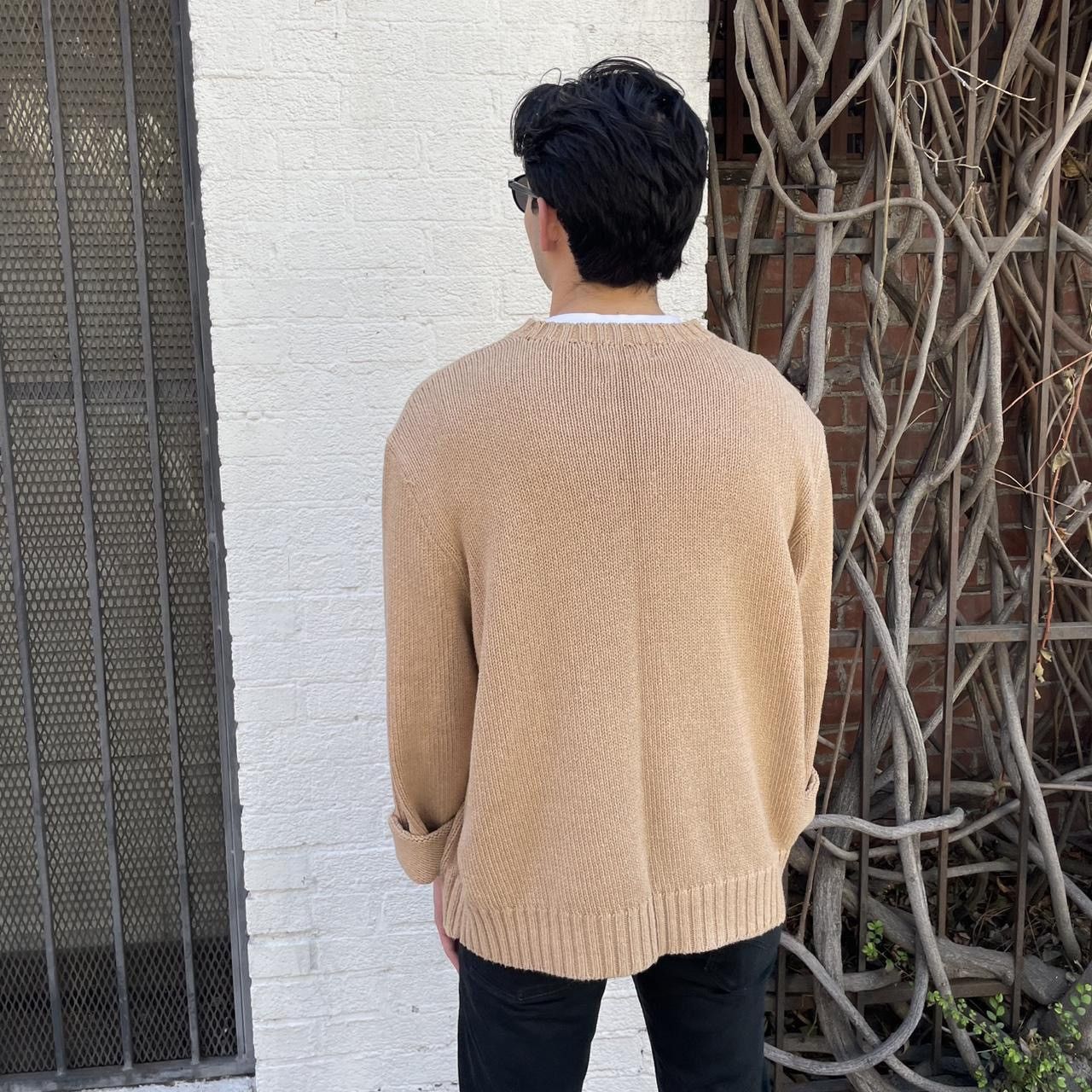 Polo Ralph Lauren Vintage polo Ralph Lauren men’s tan 100% cotton sweater XXL Size US XXL / EU 58 / 5 - 2 Thumbnail