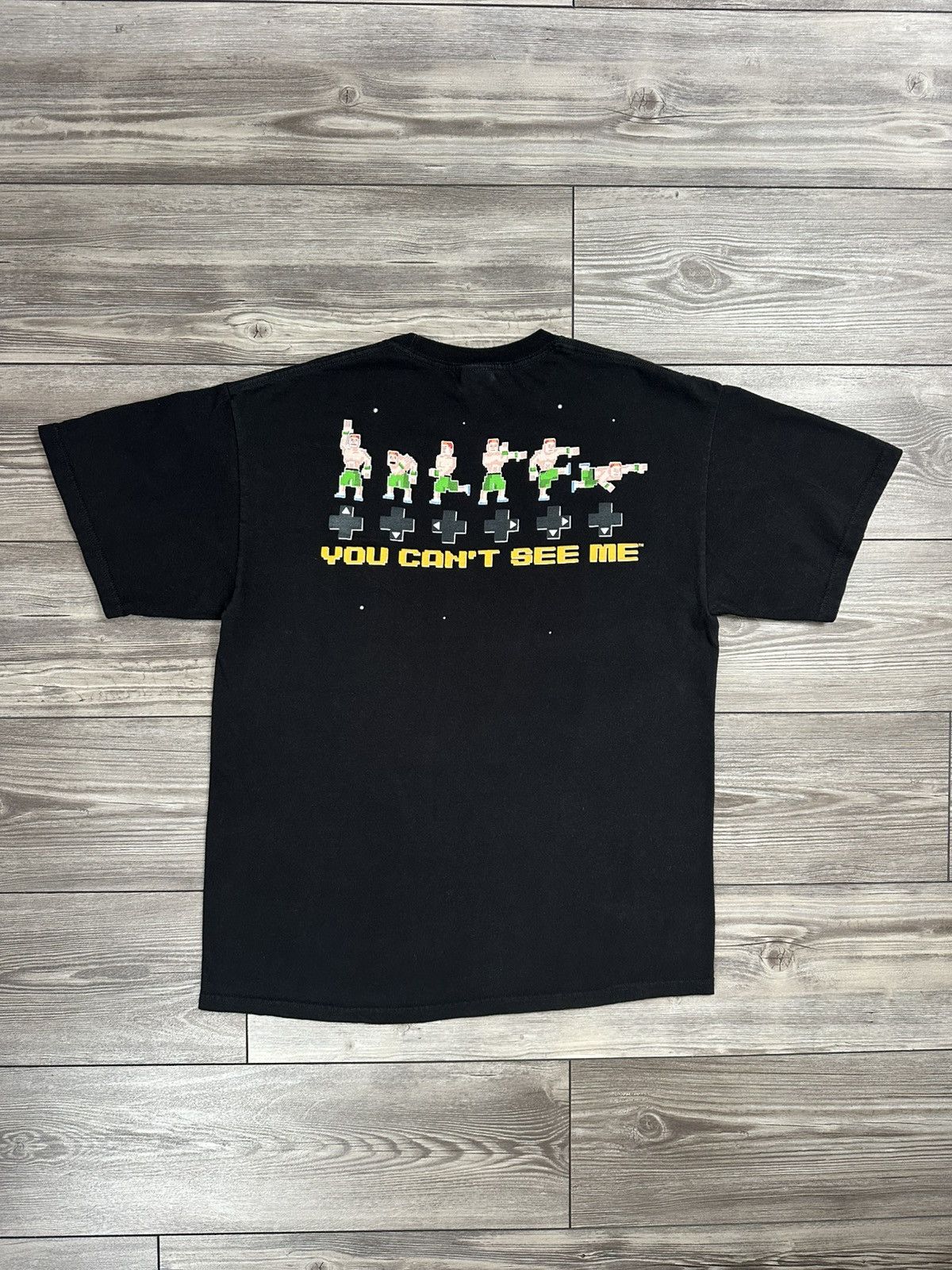 WWE Vintage Y2K John Cena 8 Bit T Shirt Size US L / EU 52-54 / 3 - 2 Thumbnail