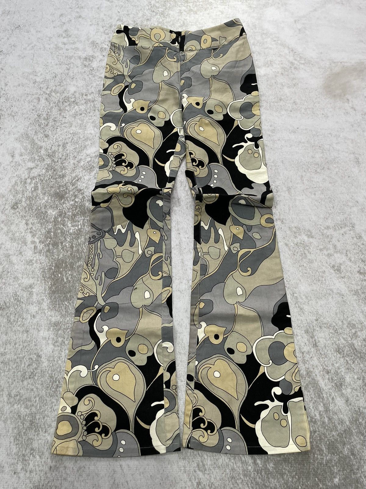 Katharine Hamnett London Katharine hamnett london flare pants aop y2k style Size 26" / US 2 / IT 38 - 1 Thumbnail
