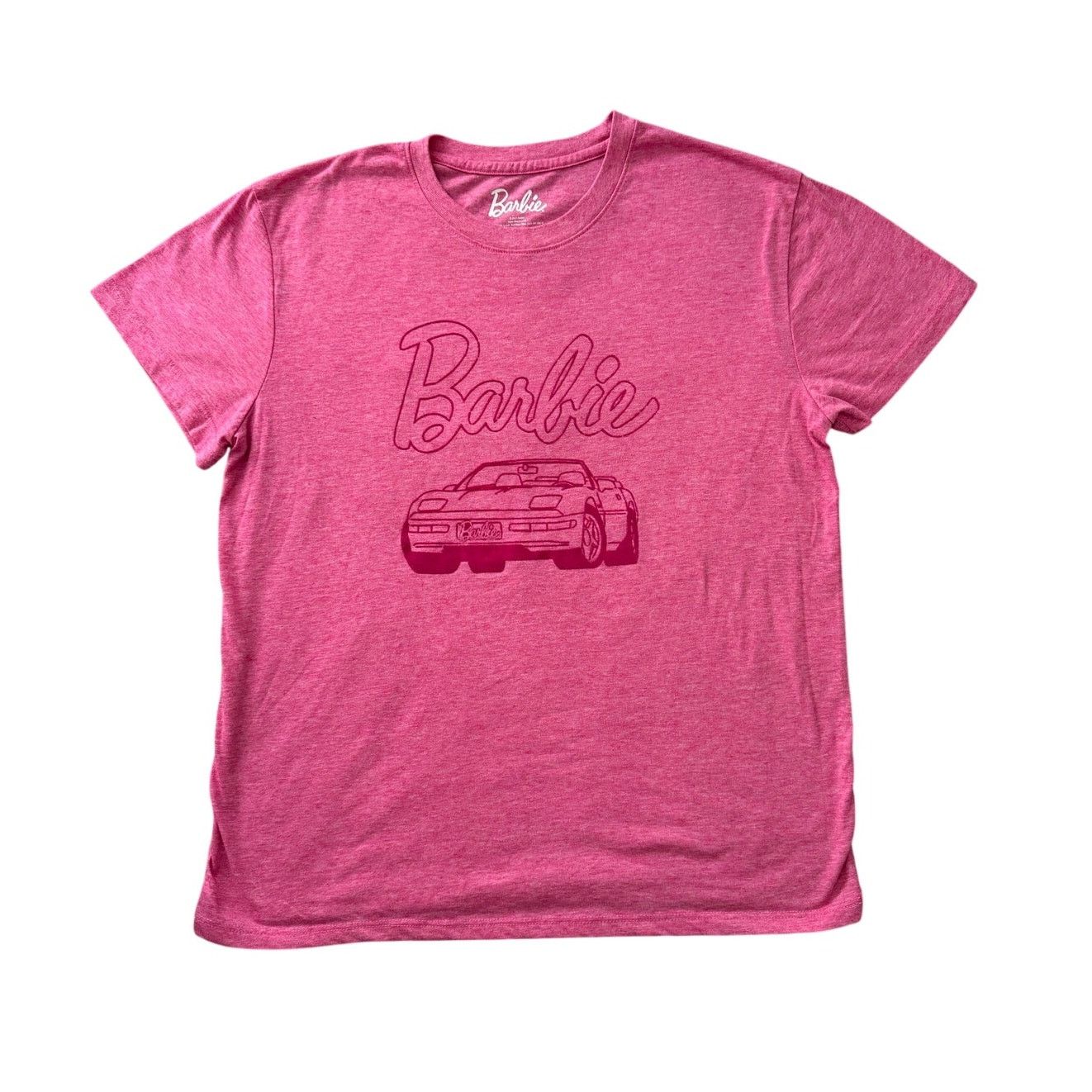 Other Barbie Graphic T-Shirt Pink Vintage Style Tee Large Size L / US 10 / IT 46 - 1 Thumbnail