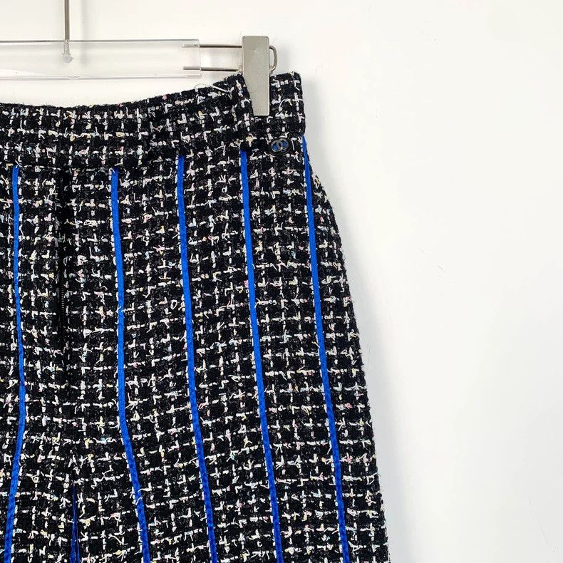 Chanel ChanelRoof Series Color-matched woven casual wide-leg trous Size 25" / US 0 / IT 36 - 3 Thumbnail