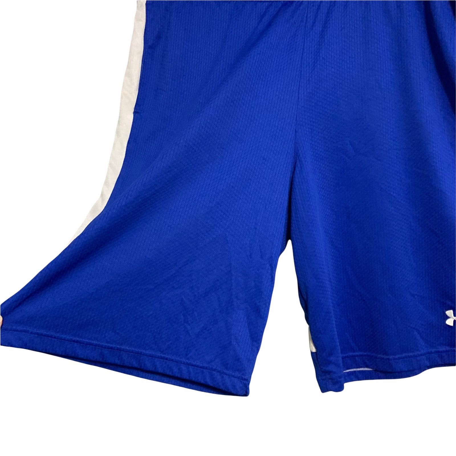 Under Armour Under Armour Basketball Loose Fit Mesh Stripe Shorts Large Size US 38 / EU 54 - 2 Thumbnail
