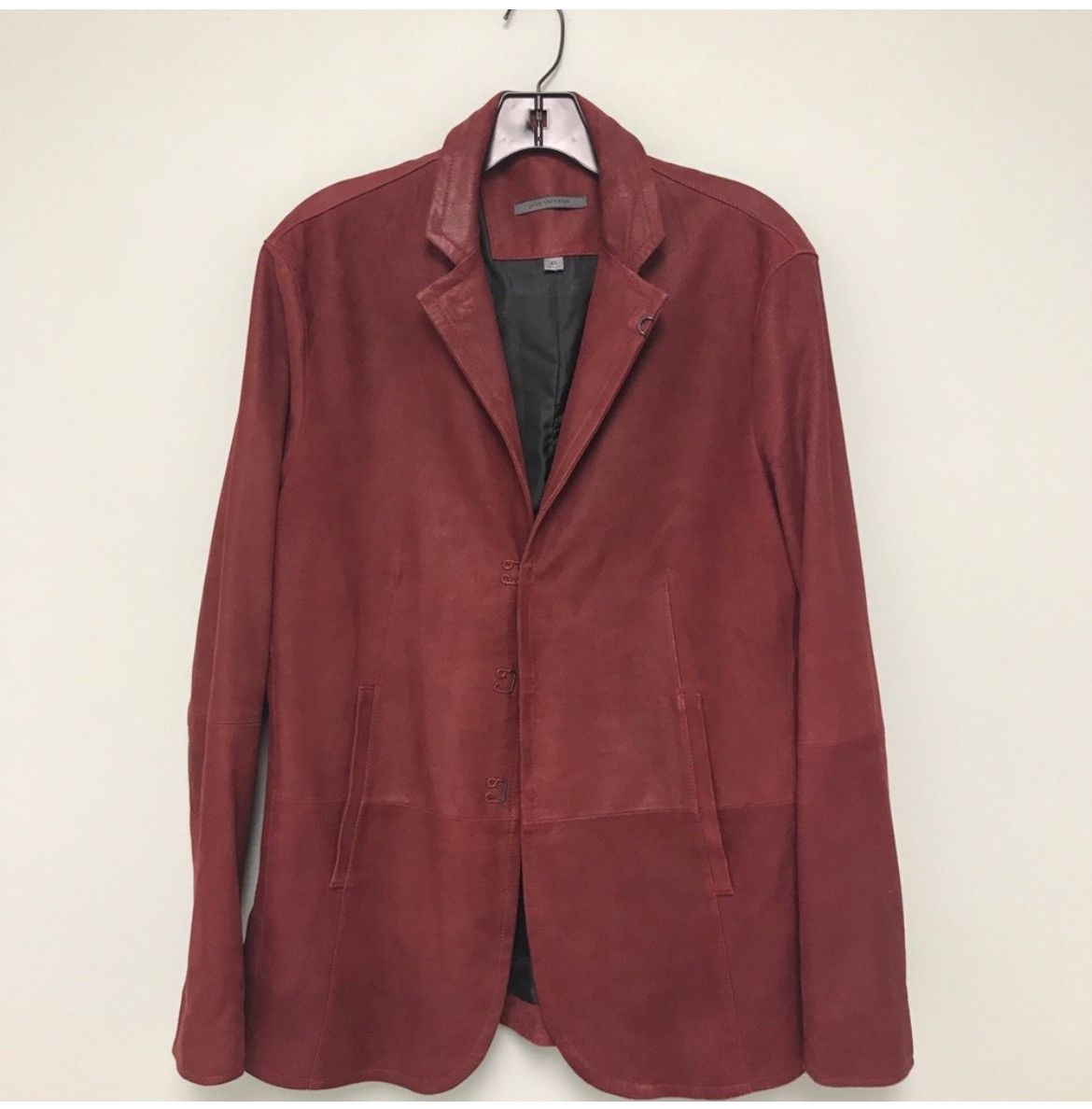 John Varvatos Suede hook and bar jacket. 48 Size US M / EU 48-50 / 2 - 10 Thumbnail