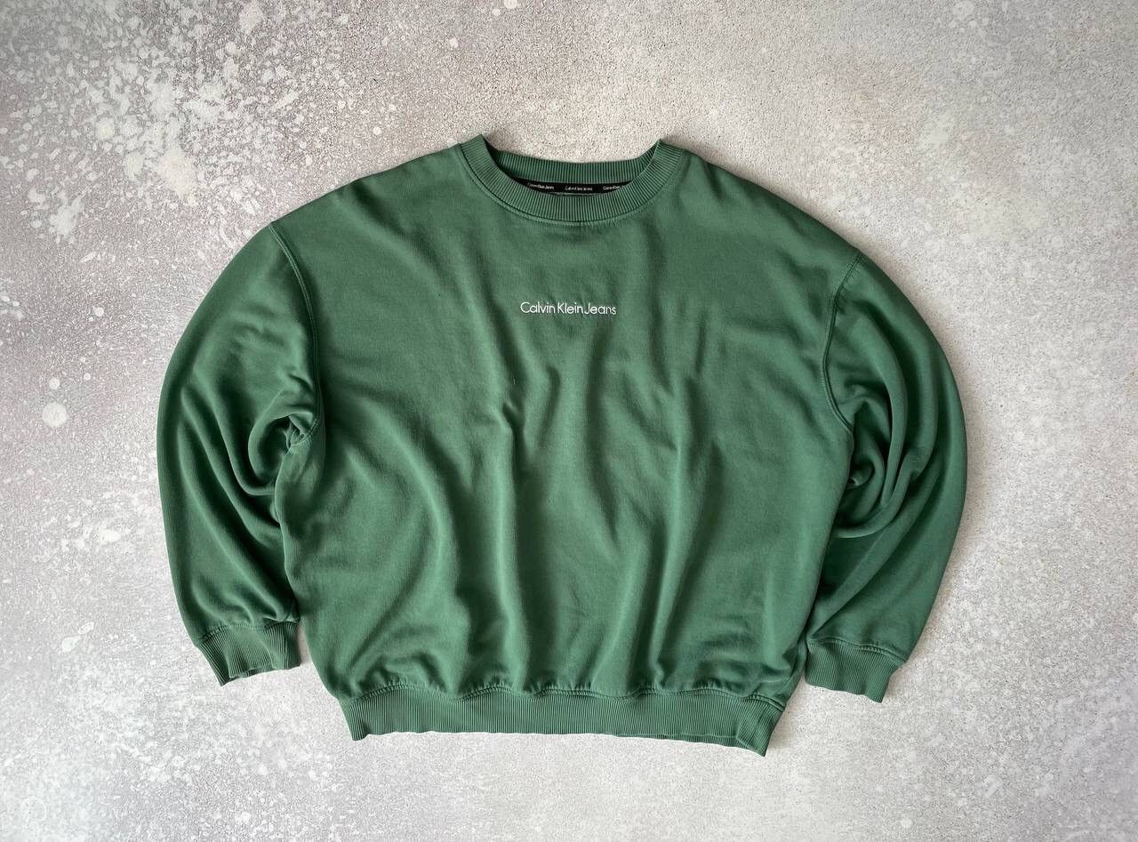 Calvin Klein Vintage 90s Calvin Klein Crewneck Sweatshirt Big Logo Y2K Grailed