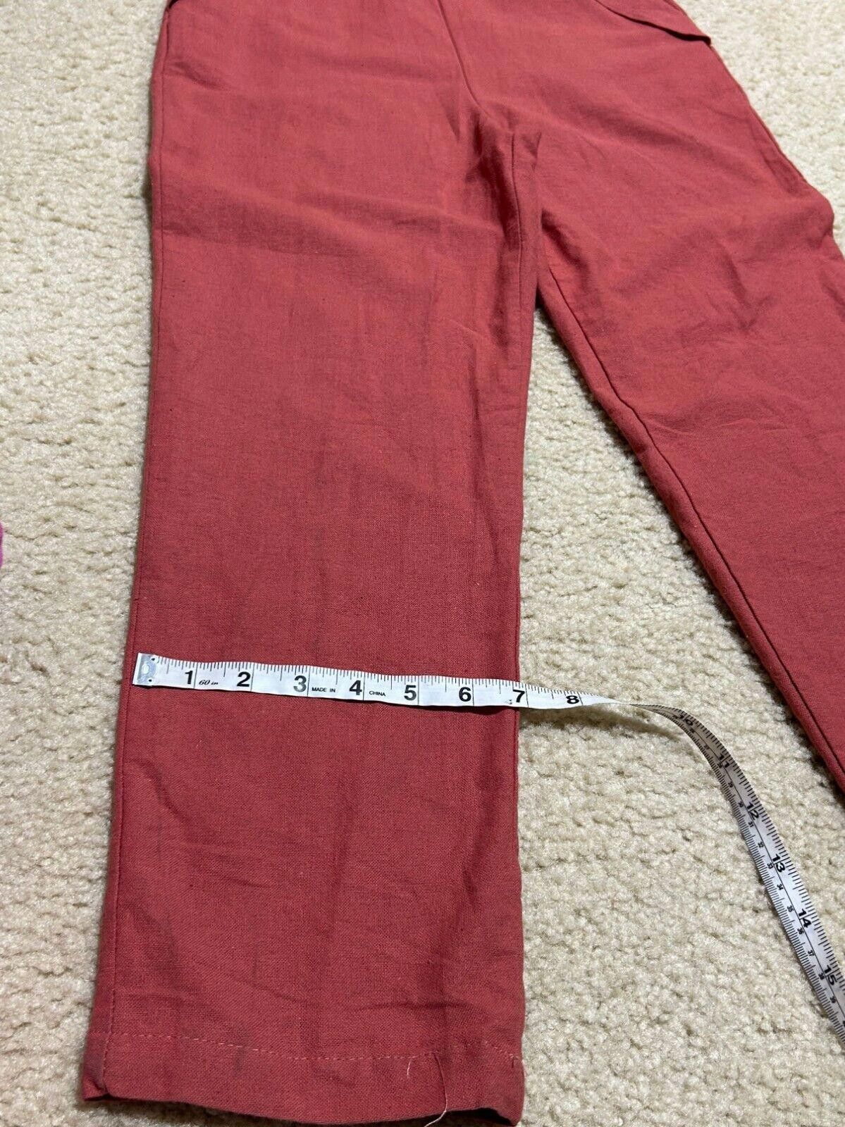 Designer Mind Code Rust Button-Front Jumpsuit with Pockets - Size S Size 28" / US 6 / IT 42 - 9 Thumbnail