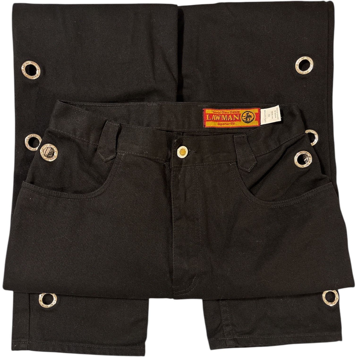 The Unbranded Brand Vintage Lawman Western Jeans Size 11 Size 28" / US 6 / IT 42 - 2 Thumbnail