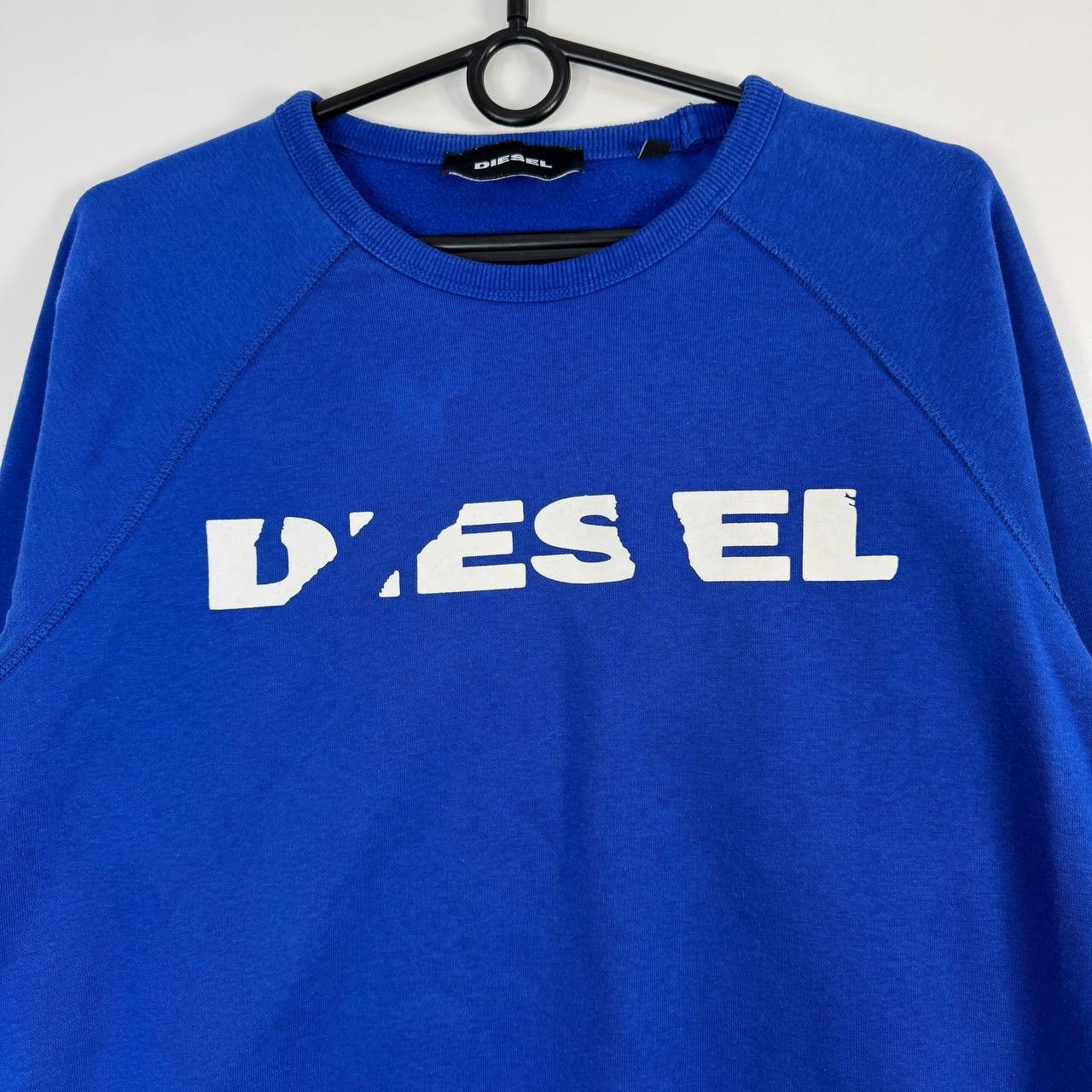 Diesel Diesel Blue Crewneck Sweatshirt Big Logo Cotton Pullover L Size US L / EU 52-54 / 3 - 2 Thumbnail