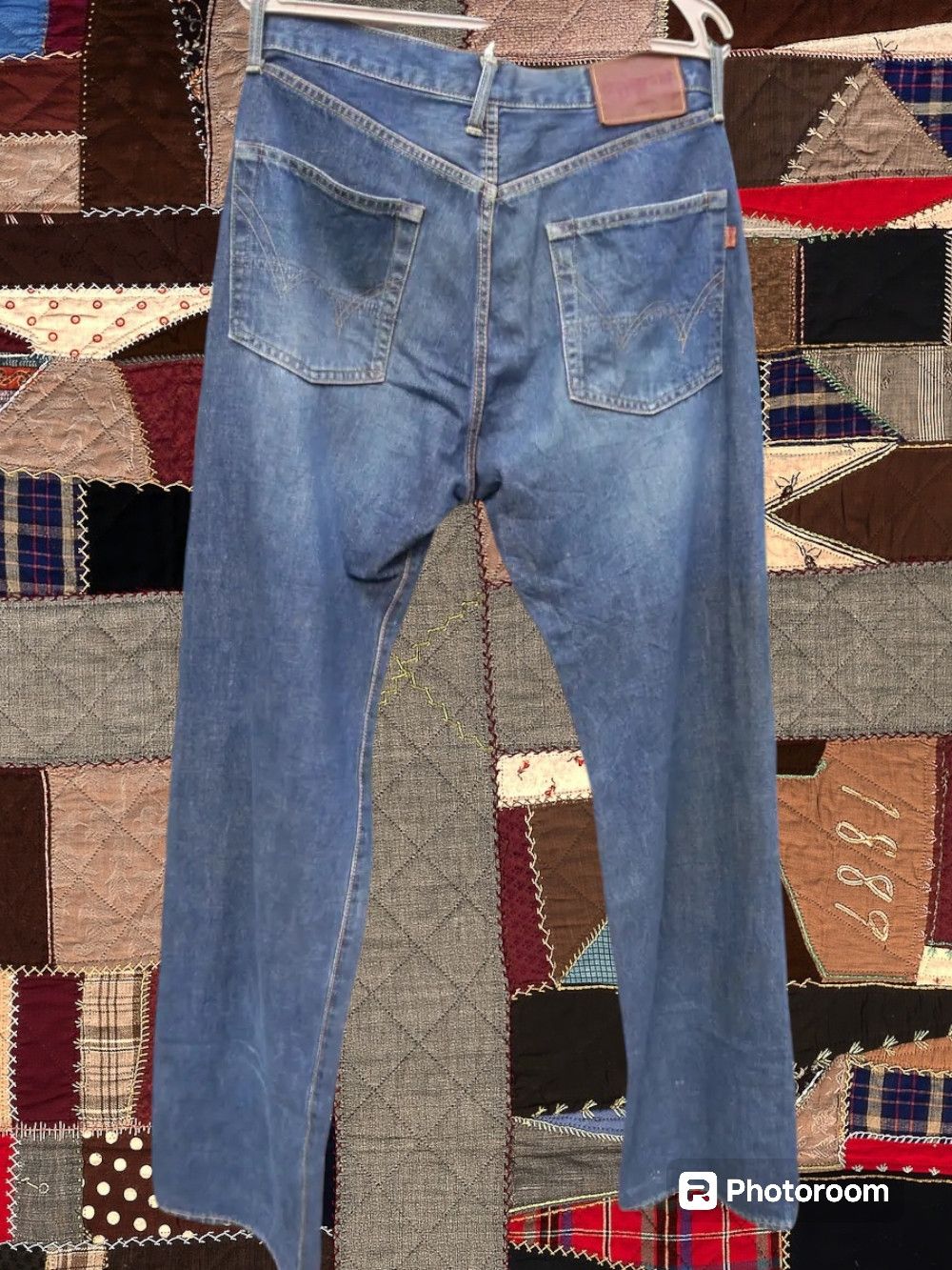 Edwin × If Six Was Nine VINTAGE EDWIN 505 SELVEDGE JEANS JAPAN DISTRESSED Size US 30 / EU 46 - 2 Thumbnail