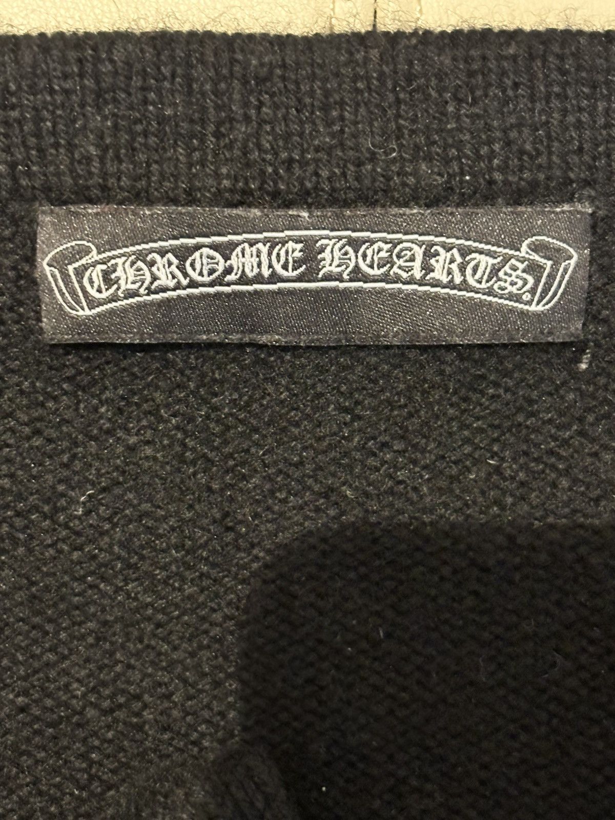 Chrome Hearts Chrome hearts black cashmere cardigan Size US M / EU 48-50 / 2 - 3 Thumbnail