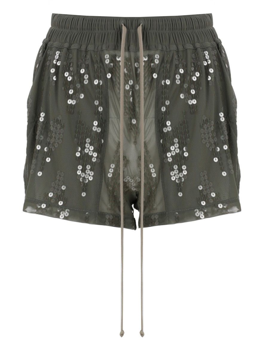 Rick Owens Lilies RICK OWENS LILIES SHORTS "BOXERS" - GREEN (IT 40) Size 40" / US 18 - 1 Thumbnail
