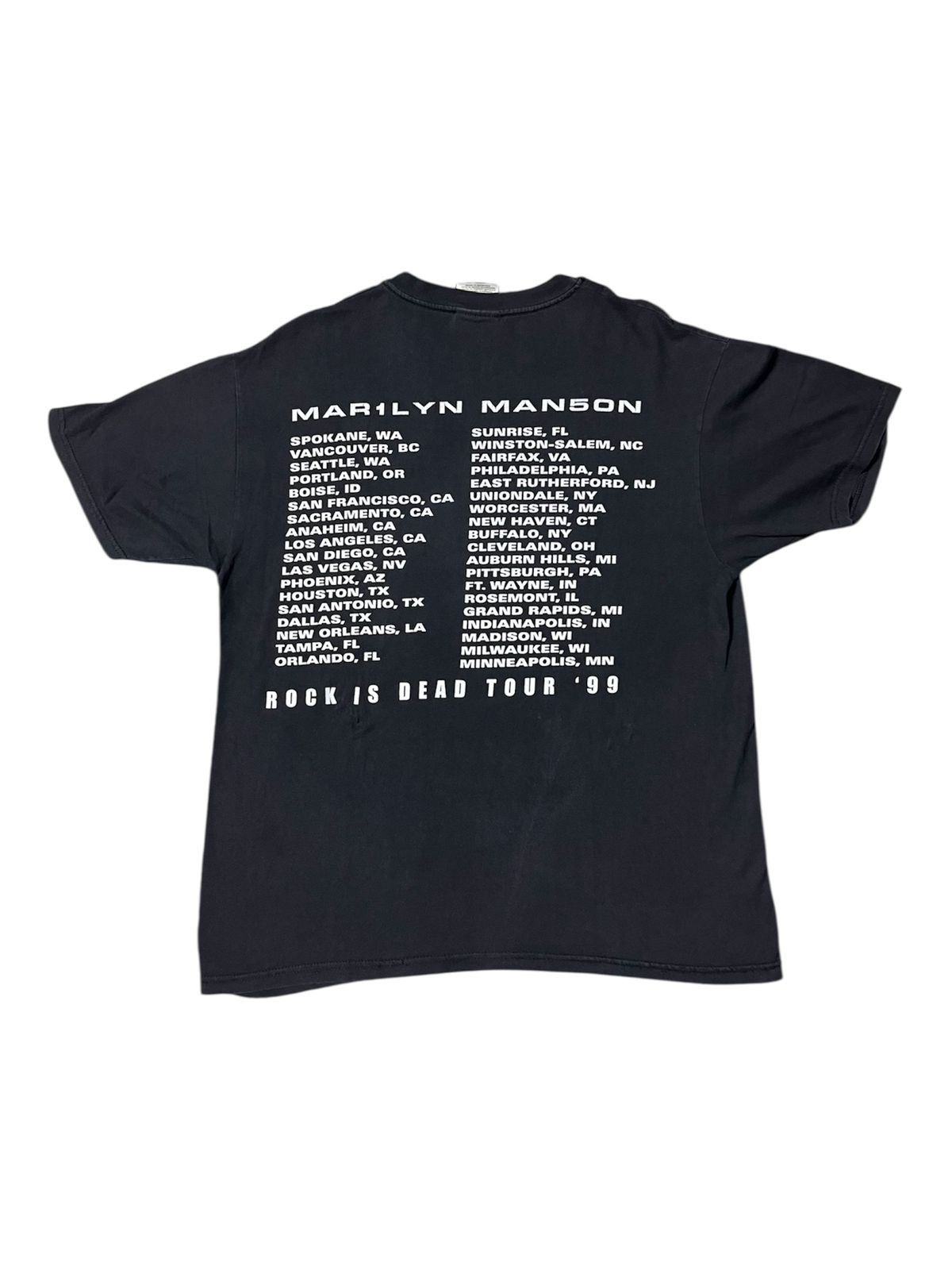 Marilyn Manson Vintage Marilyn Manson Rock Is Dead 1999 Tour Size US L / EU 52-54 / 3 - 2 Thumbnail