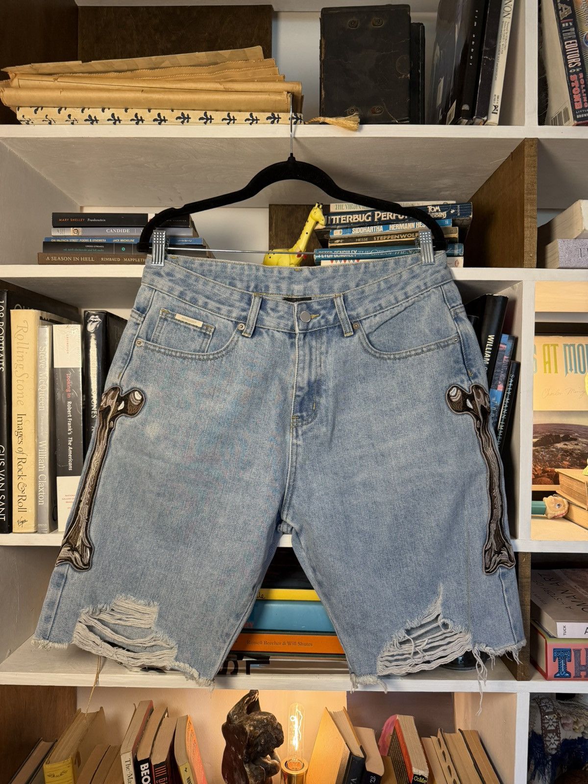 Other Boneless skeleton denim shorts Size US 32 / EU 48 - 1 Thumbnail