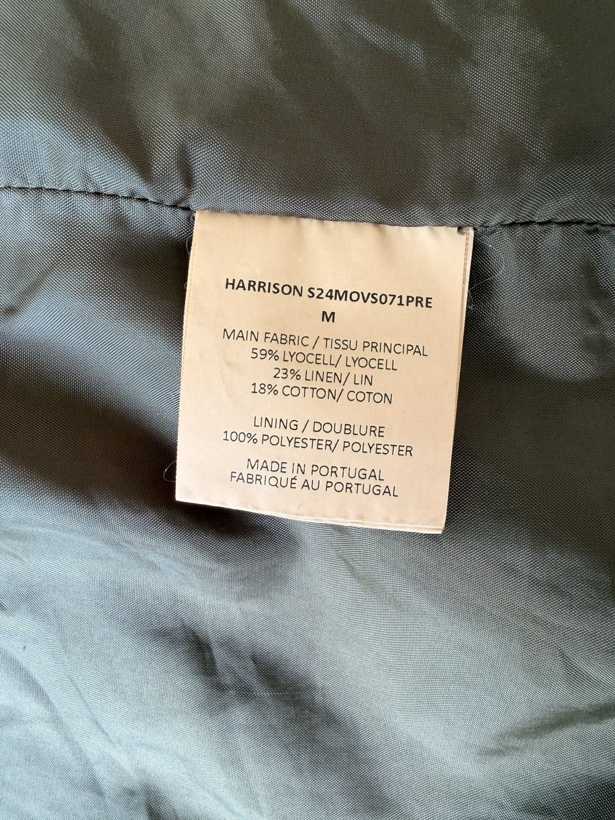 Officine Generale Officine Générale Harrison Linen Cotton Overshirt - Green Size US M / EU 48-50 / 2 - 7 Thumbnail