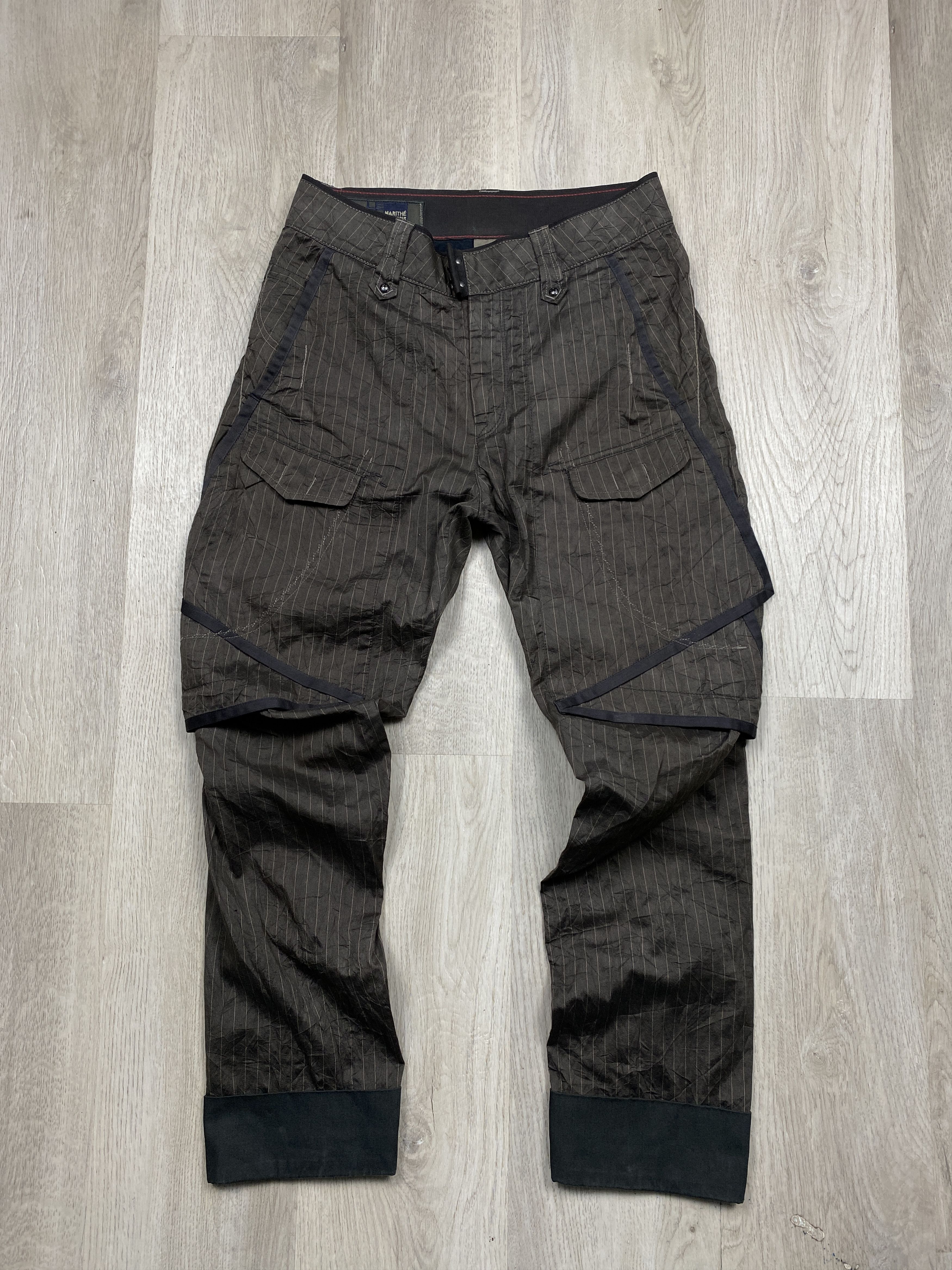 Japanese Brand Marithe Francois Girbaud Vintage Cargo Pants Y2K Size 26" / US 2 / IT 38 - 1 Thumbnail