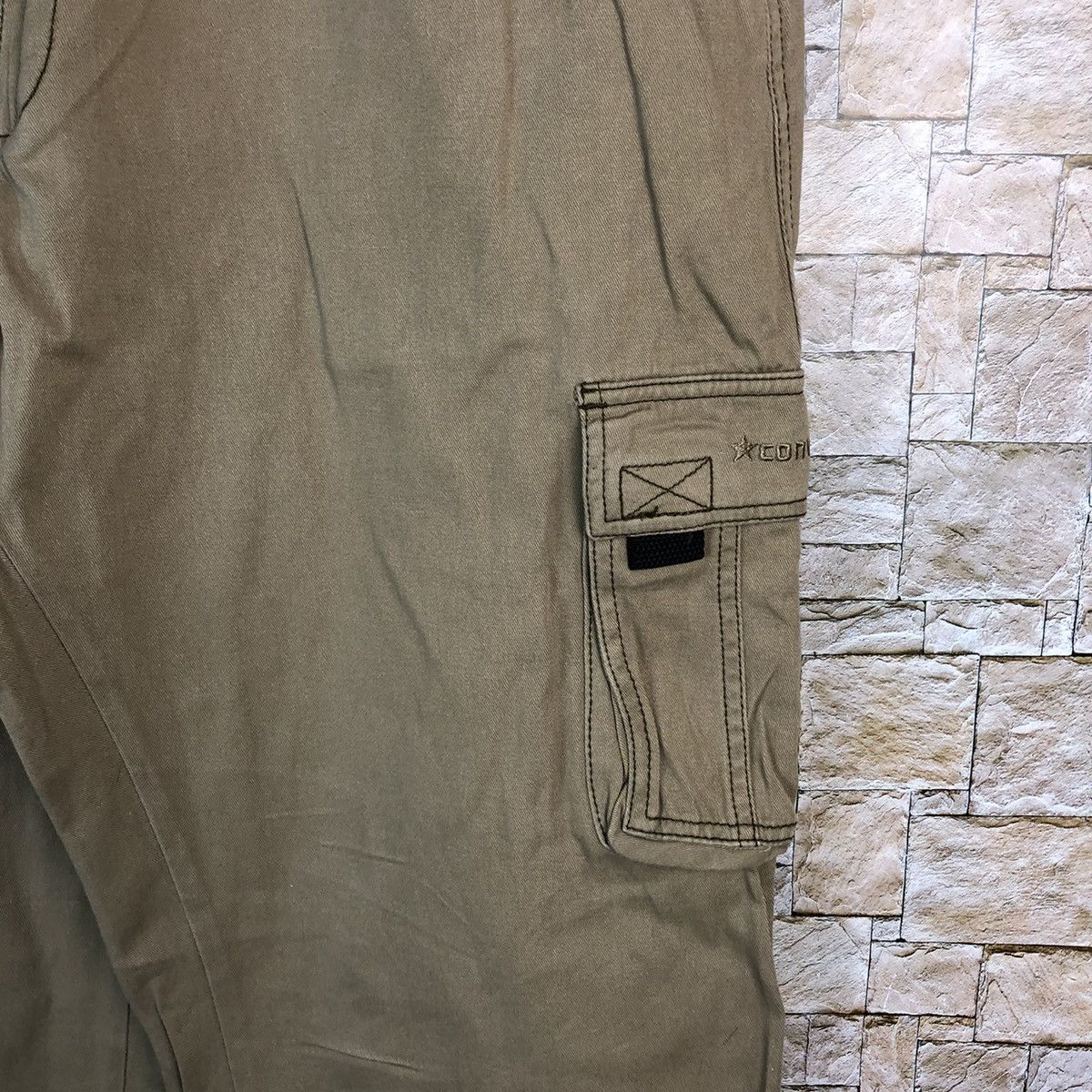 Converse Converse Brown Cargo jogger utility Multipocket Pants #A635 Size US 33 - 10 Thumbnail