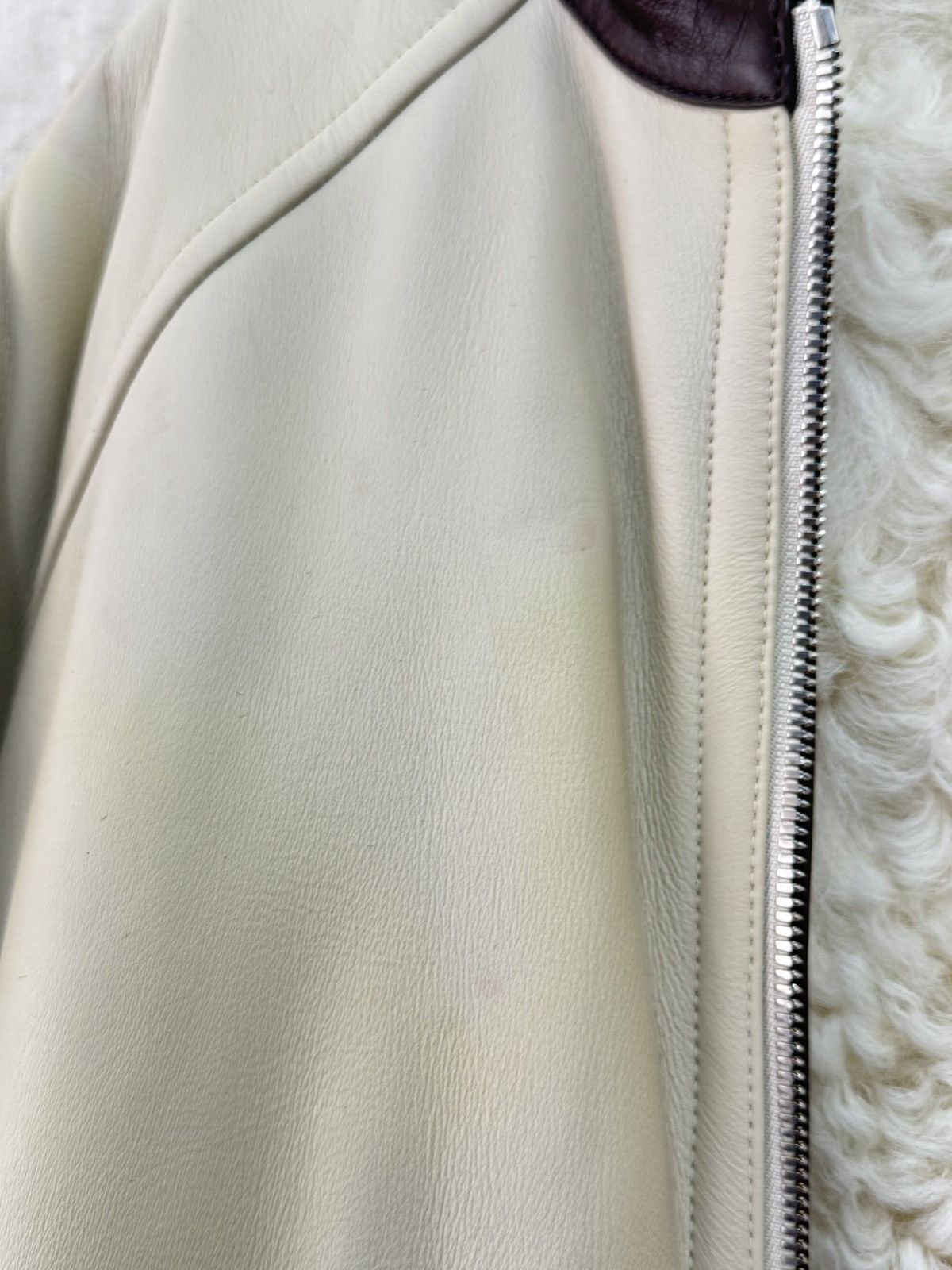 Hermes [sale] 22-23AW Hermes Leather Jacket (discoloured) Size US M / EU 48-50 / 2 - 16 Thumbnail
