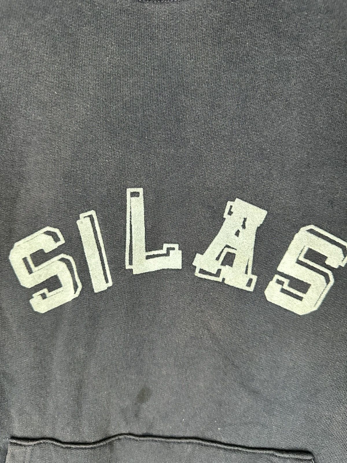 Silas Vintage Silas Spellout Box Logo Hoodie Sweatshirt Size US L / EU 52-54 / 3 - 3 Thumbnail