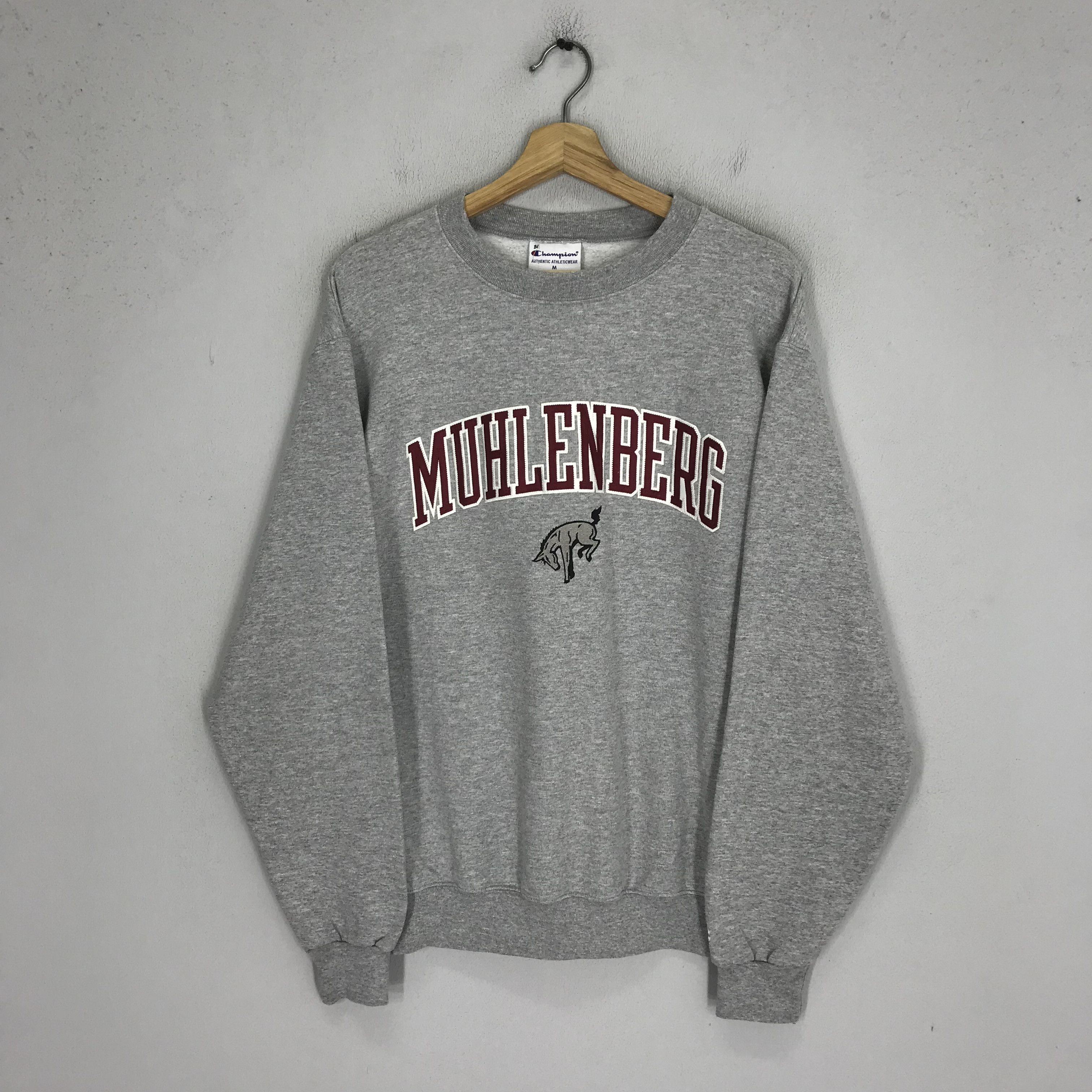Vintage Vintage Muhlenberg Gray Sweatshirt Medium - 476 Size US M / EU 48-50 / 2 - 1 Thumbnail