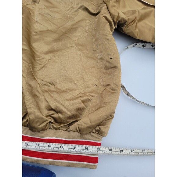 NFL × Vintage Vintage San Francisco 49ers Satin Varsity Jacket Stahl Urban Size US M / EU 48-50 / 2 - 12 Thumbnail