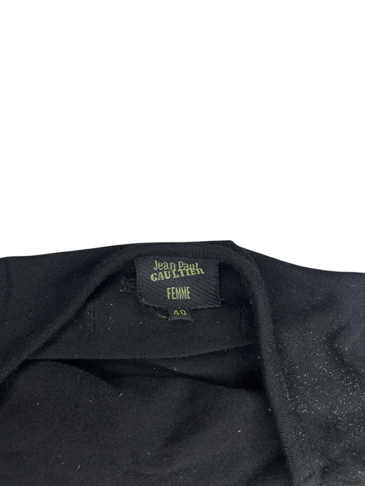 Jean Paul Gaultier 90s Floral Embroidered Scarf Top Size M / US 6-8 / IT 42-44 - 2 Thumbnail