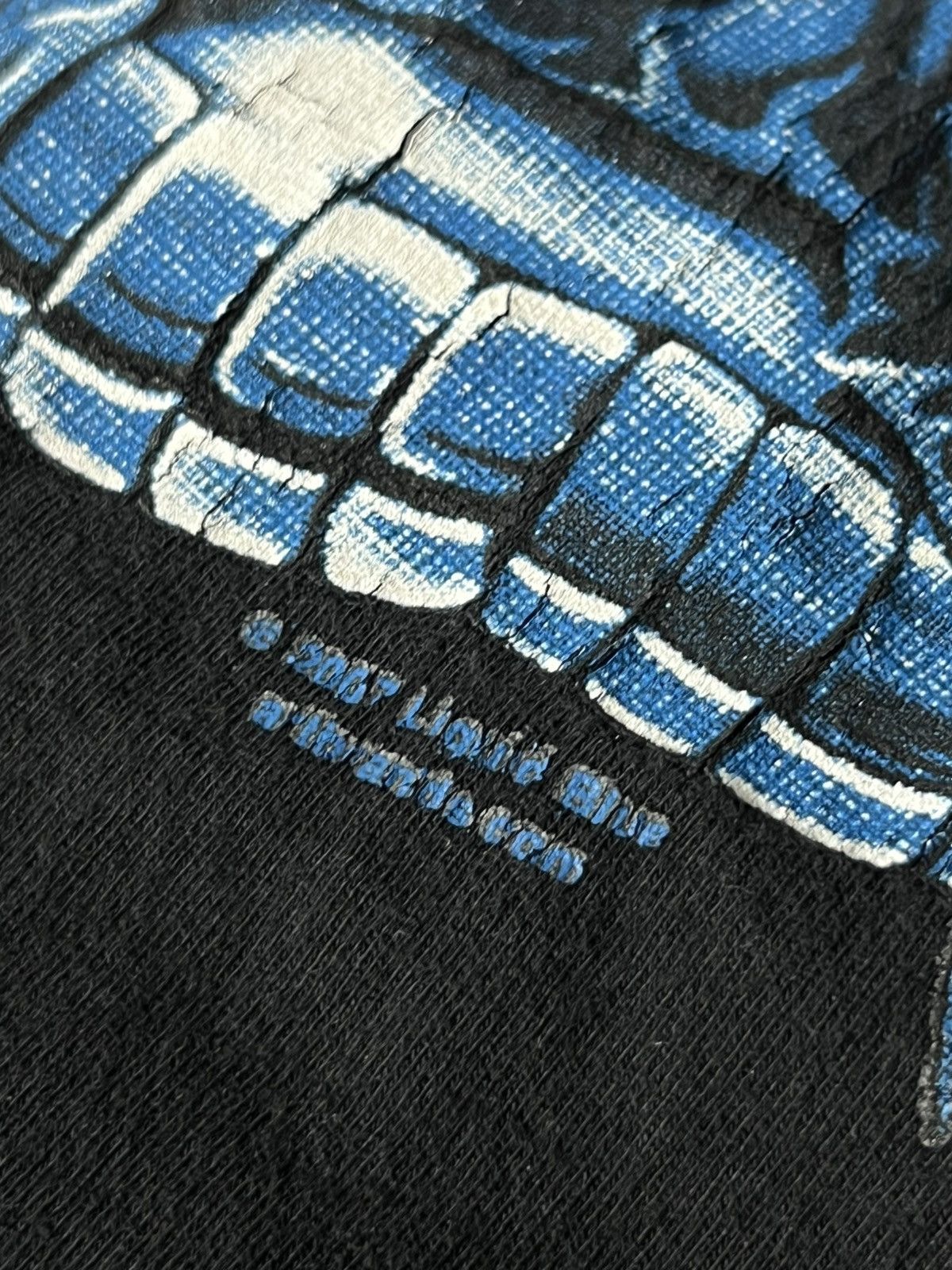 Liquid Blue Vintage Liquid Blue Skull T-Shirt Y2K Biker Cyber Size L Size US L / EU 52-54 / 3 - 6 Thumbnail