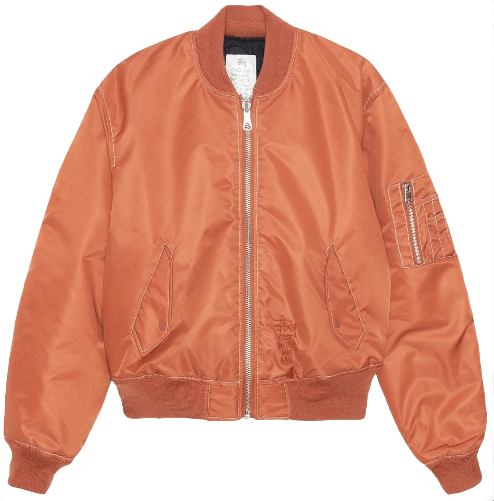 Stussy Stussy Built Bomber Jacket Brick Size US L / EU 52-54 / 3 - 1 Thumbnail