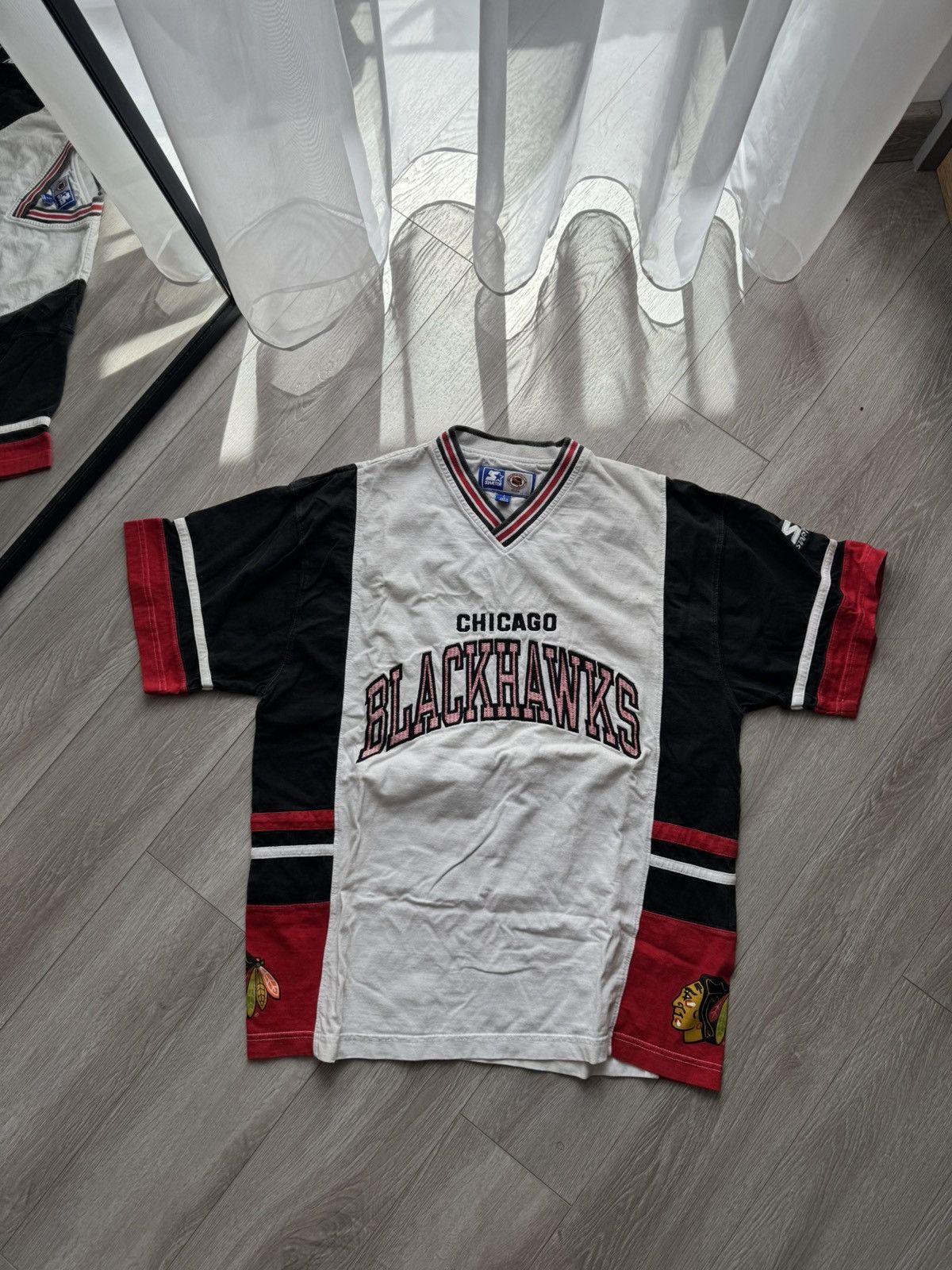NHL × Starter × Vintage Chicago Blackhawks Vintage jersey/shirt Size US L / EU 52-54 / 3 - 1 Thumbnail