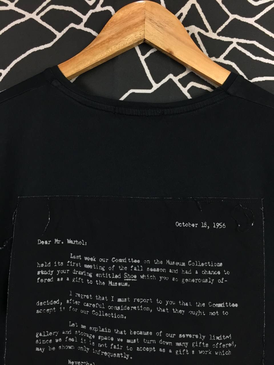Vintage Gianni Lupo Outcome Andy Warhol MoMA Rejection Letter Tee Size US L / EU 52-54 / 3 - 3 Thumbnail