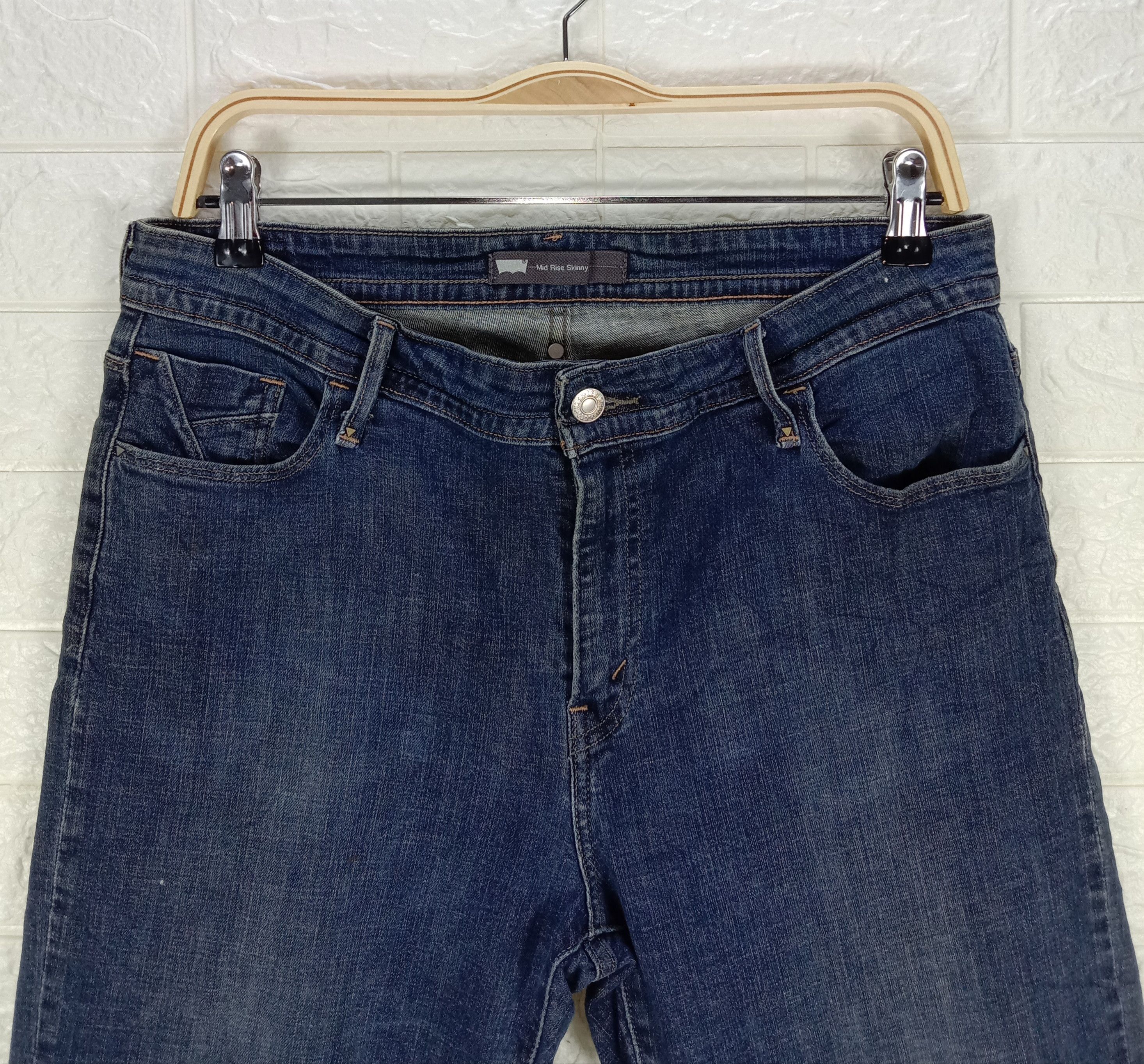 Levi's Vintage Levi's Mid Rise Skinny Jeans Size 32" / US 10 / IT 46 - 2 Thumbnail