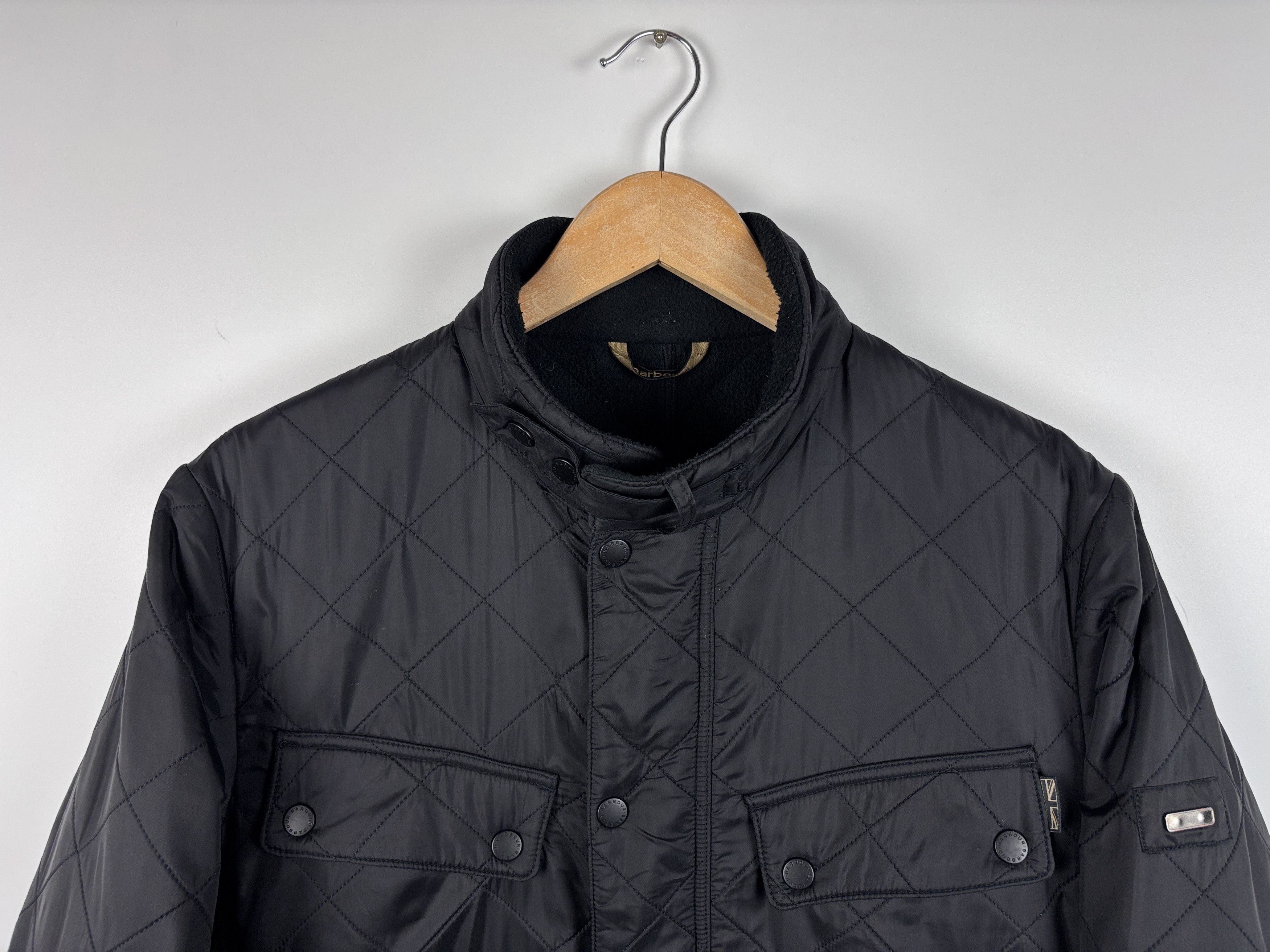 Barbour Barbour International Ariel Polar Quilted Jacket Black M Size US M / EU 48-50 / 2 - 2 Thumbnail