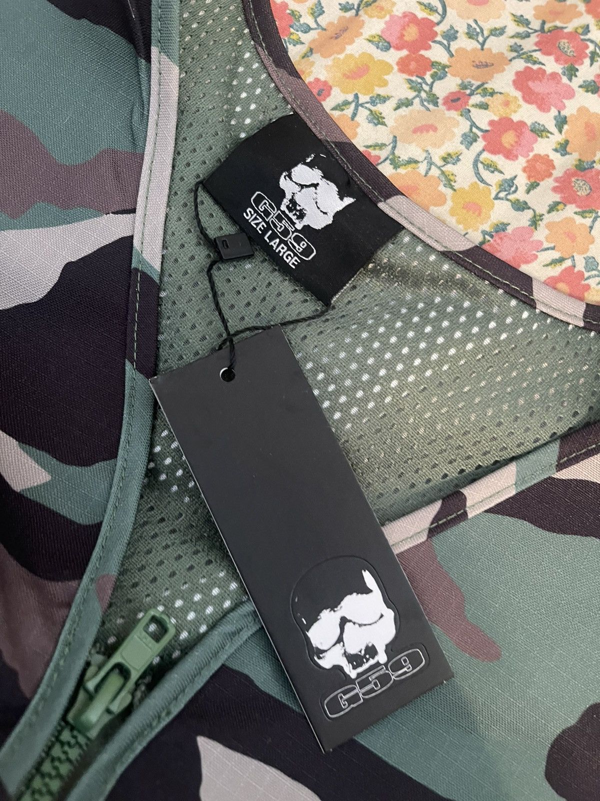 G59 Records $uicideboy$ Gree Camo Vest Size US L / EU 52-54 / 3 - 3 Thumbnail