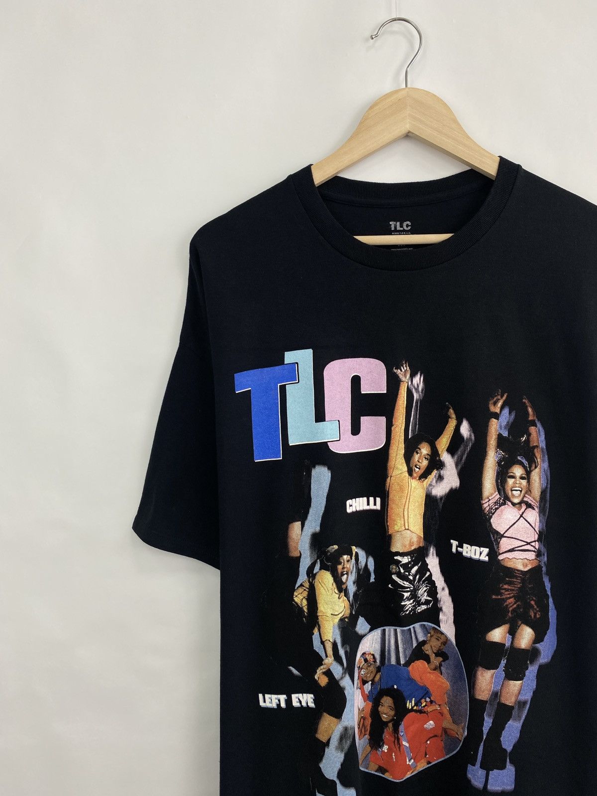 Band Tees × Rap Tees × Vintage 🇺🇸 Vintage Y2K TLC Crazy Sexy Cool Black Rap T-Shirt Rare Size US L / EU 52-54 / 3 - 2 Thumbnail