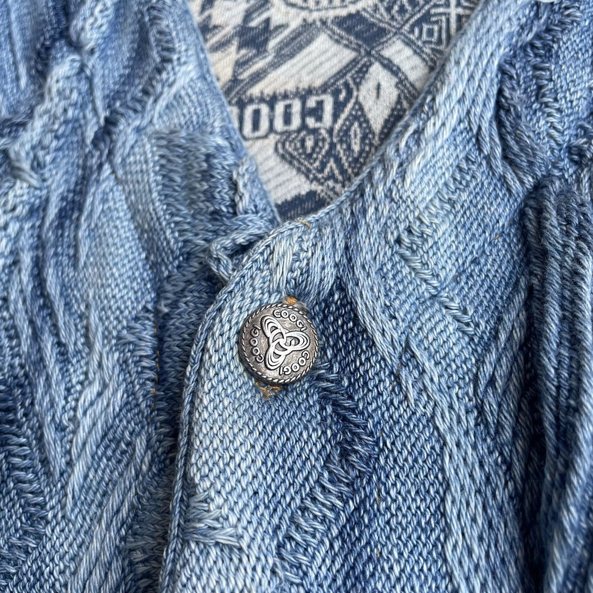 Coogi COOGI AUSTRALIA KNITTED BUTTON UP BUCKLE DENIM VEST JACKET Size US M / EU 48-50 / 2 - 17 Thumbnail