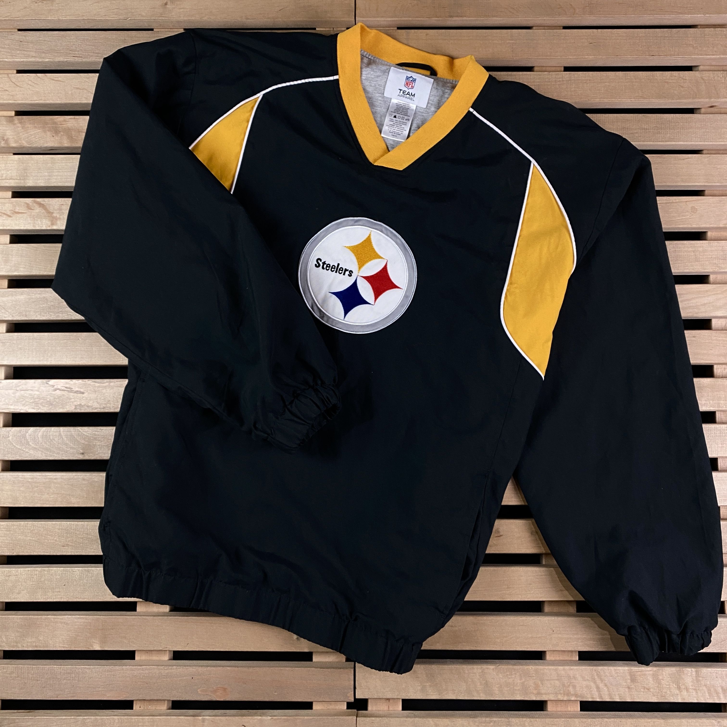 NFL × Vintage Mens NFL Jacket Sweatshirt Pittsburg Steelers Size XL Size US XL / EU 56 / 4 - 1 Thumbnail