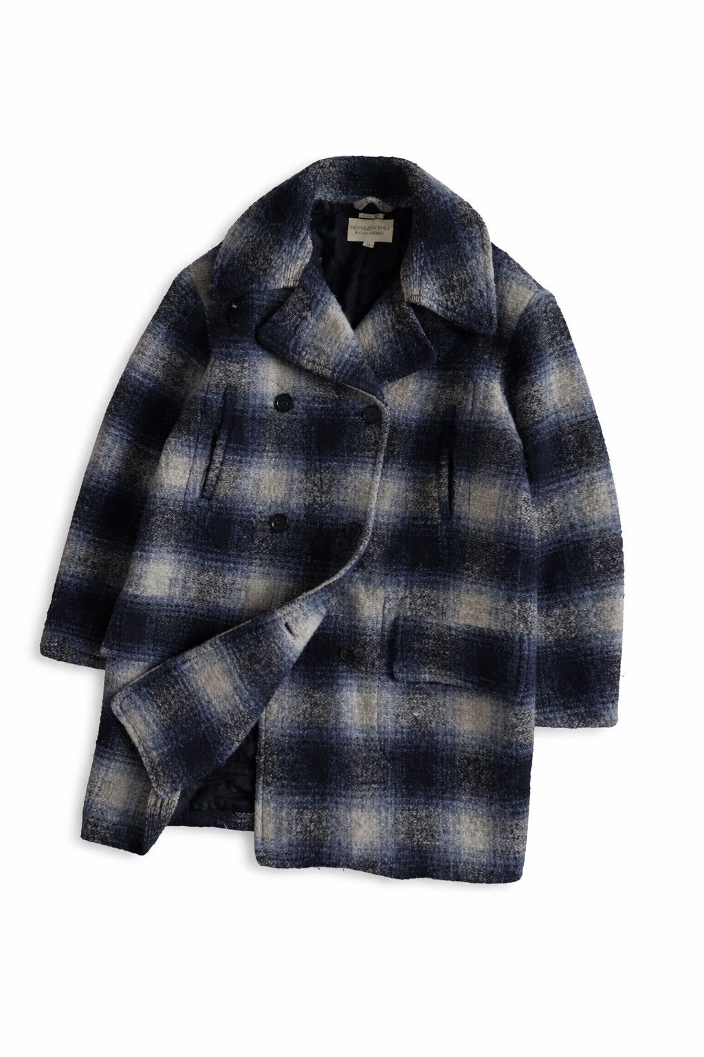 Vintage RARE Denim Supply Ralph Lauren Wool RL Big Coat