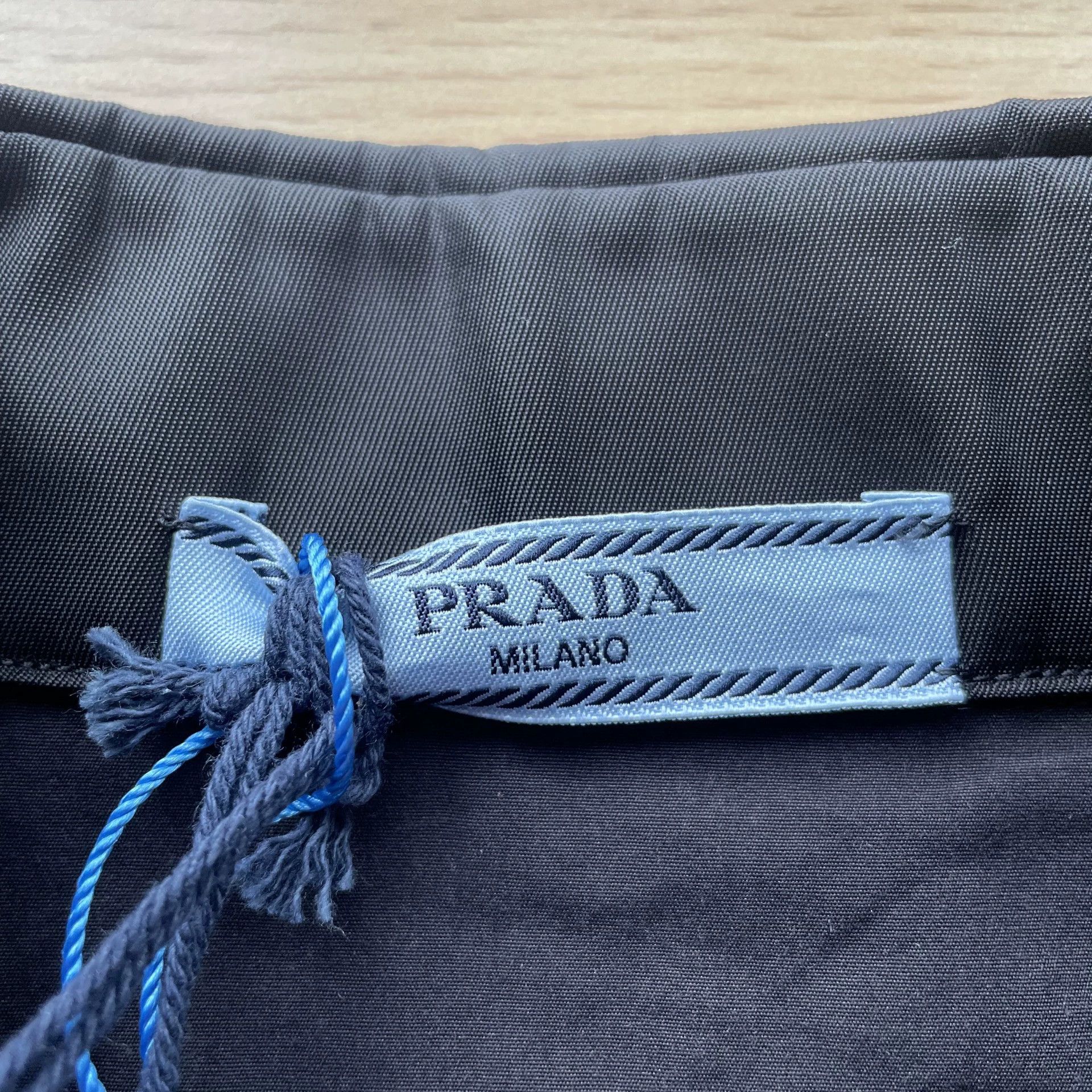 Prada PRADA Womens Nylon Triangle Logo LS Shirt 38 Black Size XS / US 0-2 / IT 36-38 - 5 Thumbnail